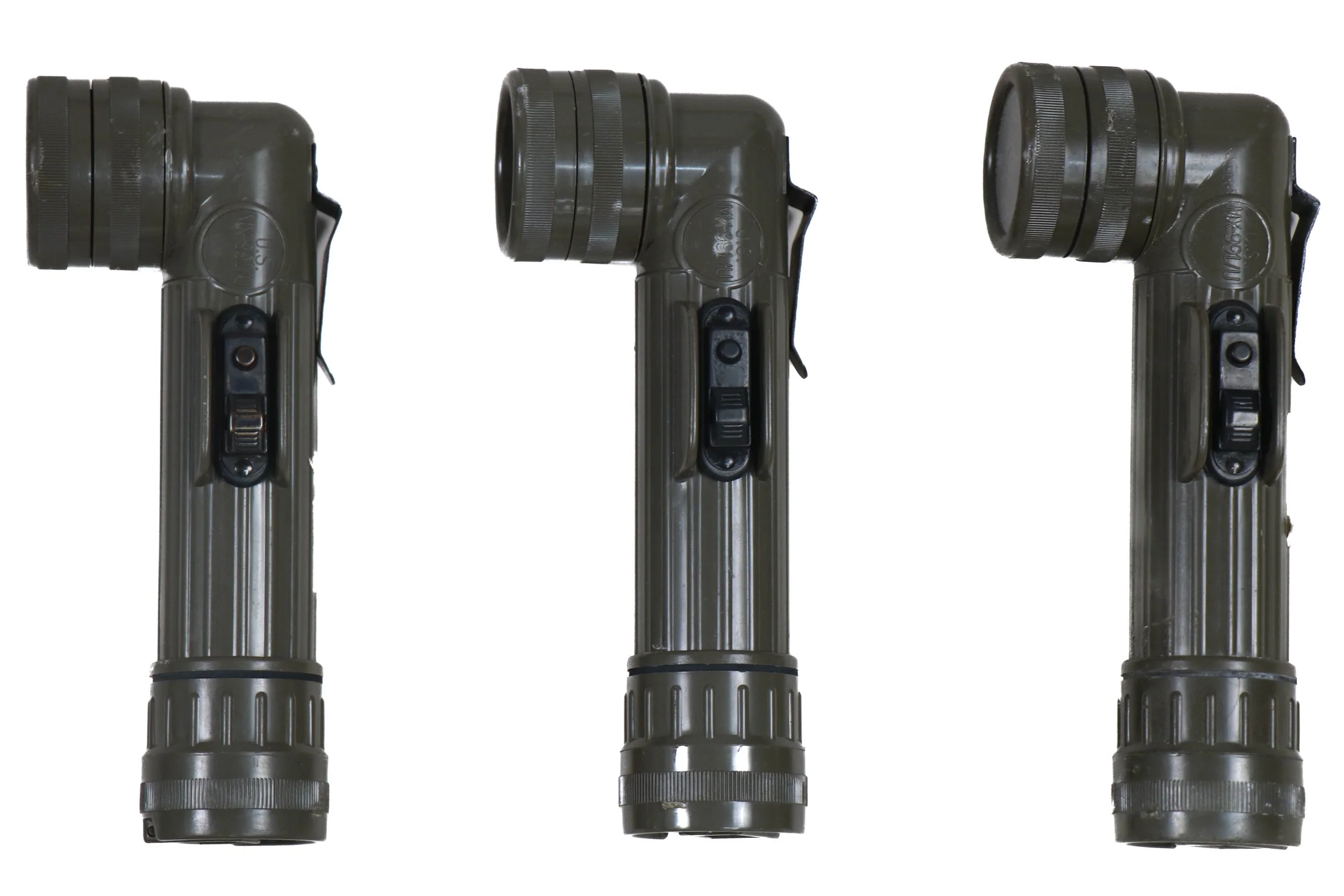 Fulton MX-991/U OD Green Right Angle Flashlight - Image 2