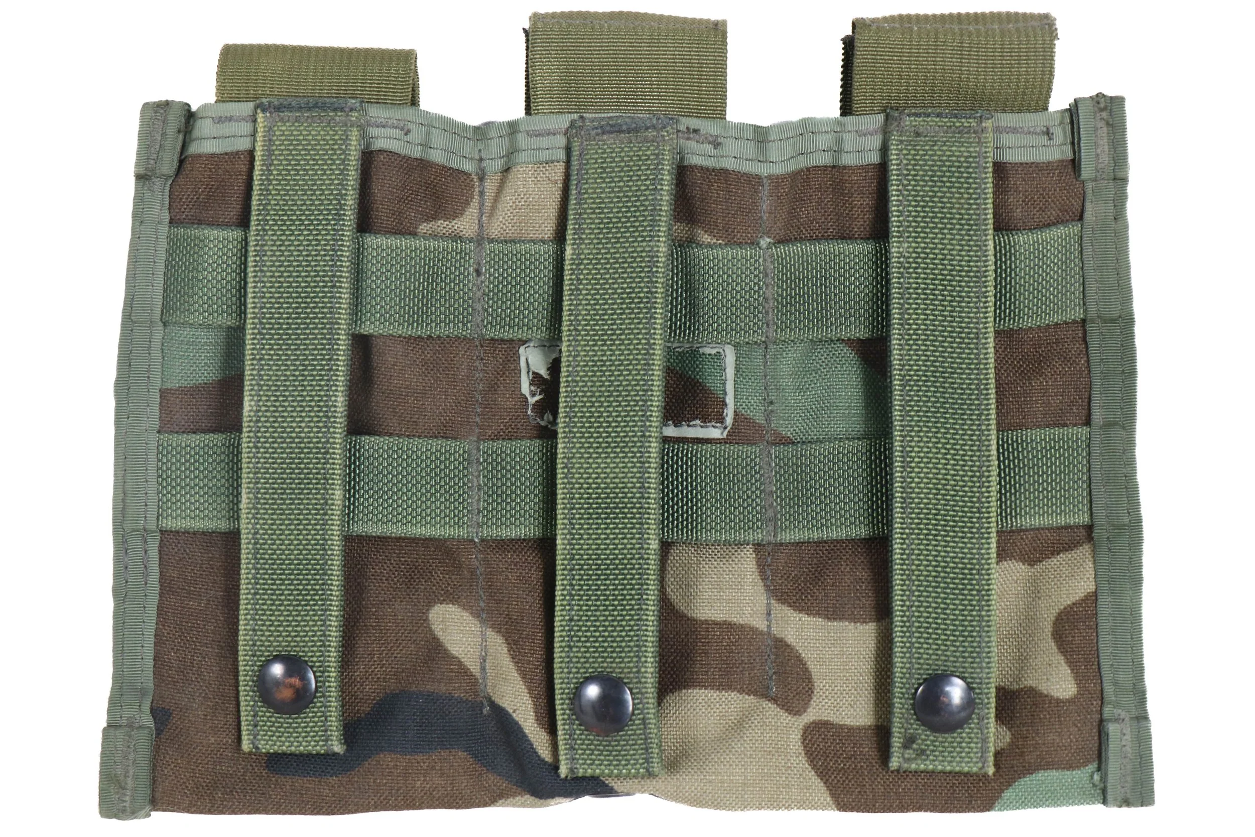 US Army Woodland M81 Three Mag Shingle Pouch - Image 3