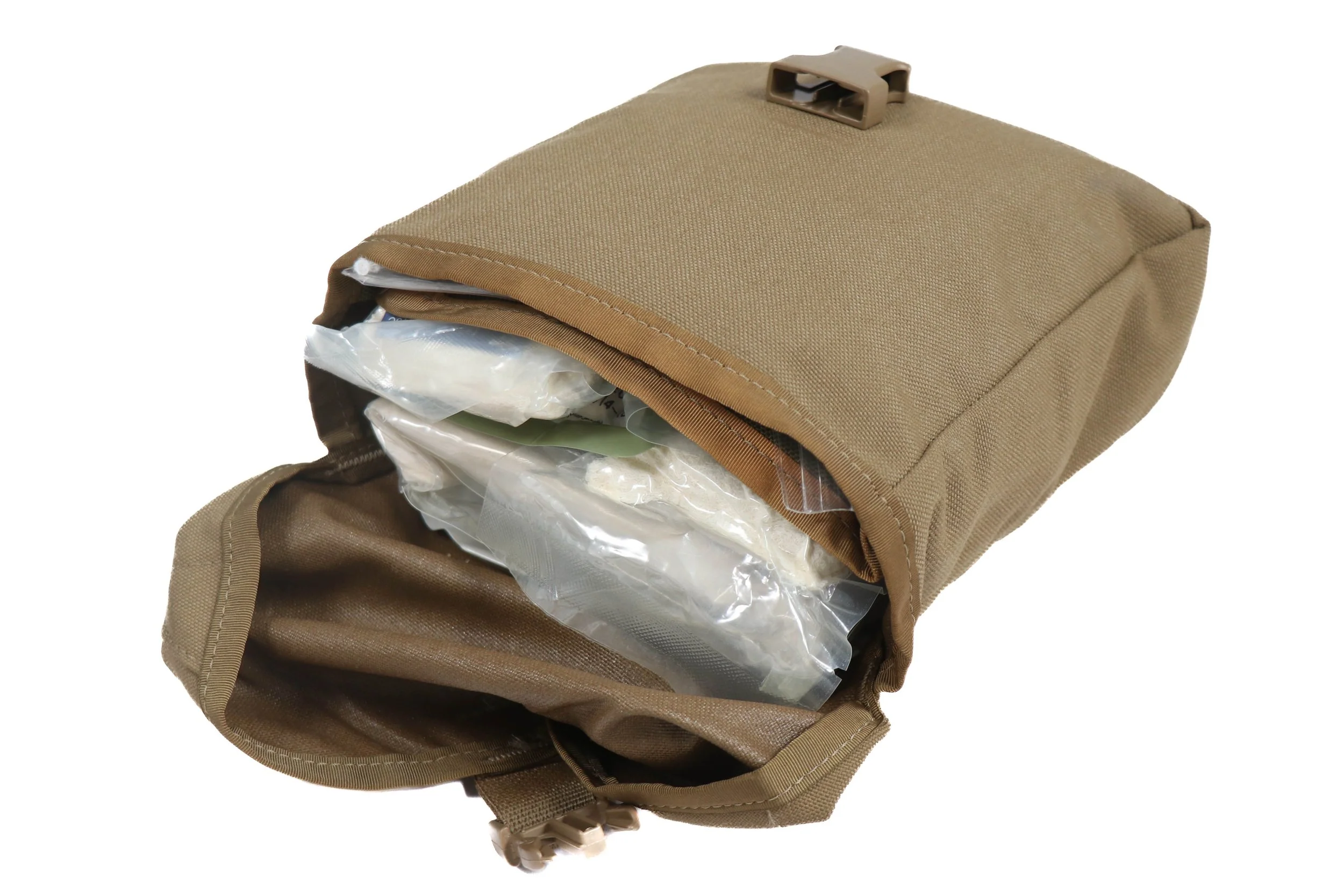 USMC Molle II Coyote First Aid Kit Pouch with Components - Image 3