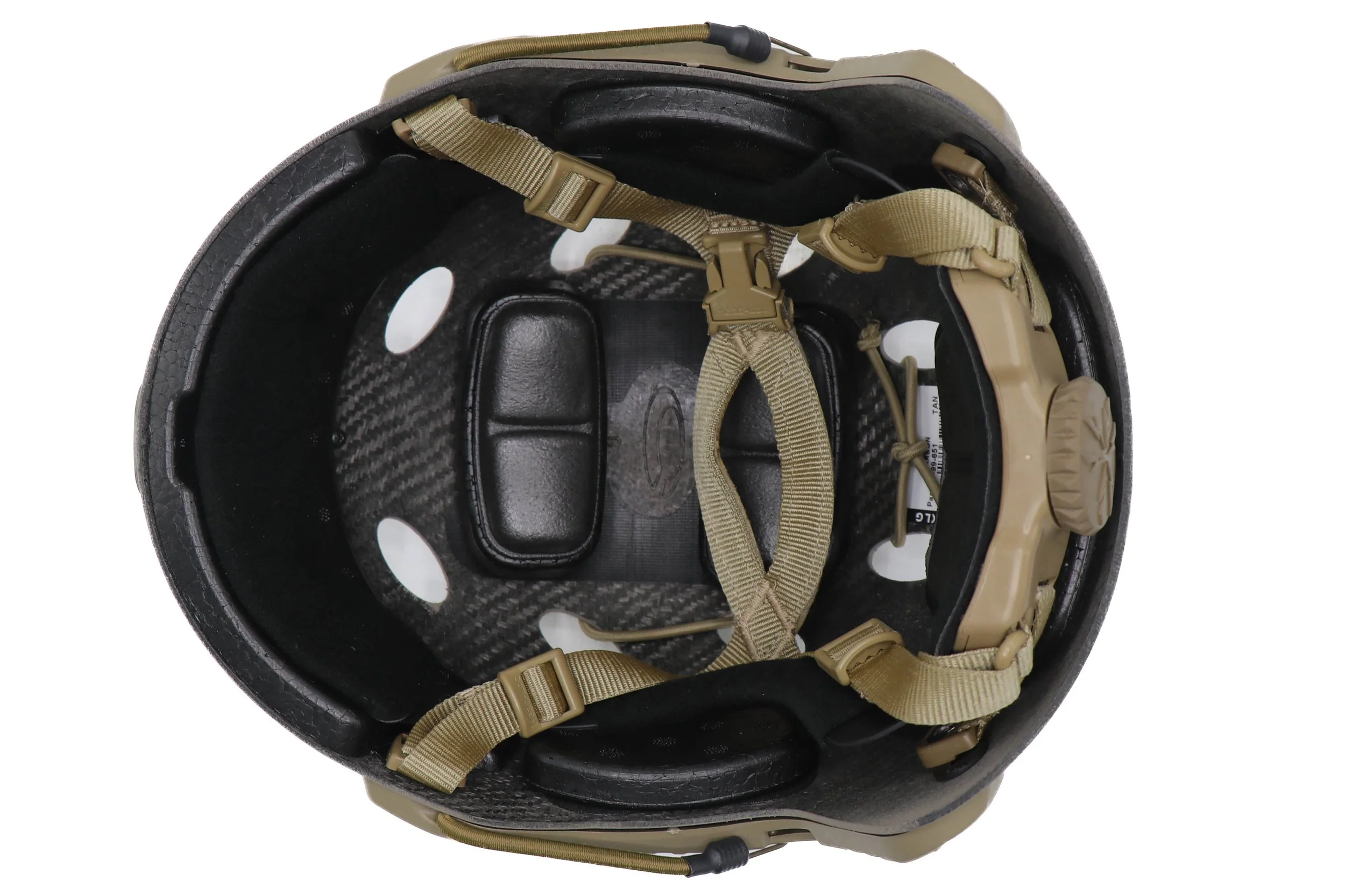 XLarge Ops-Core Tan Carbon High Cut Helmet - Image 5