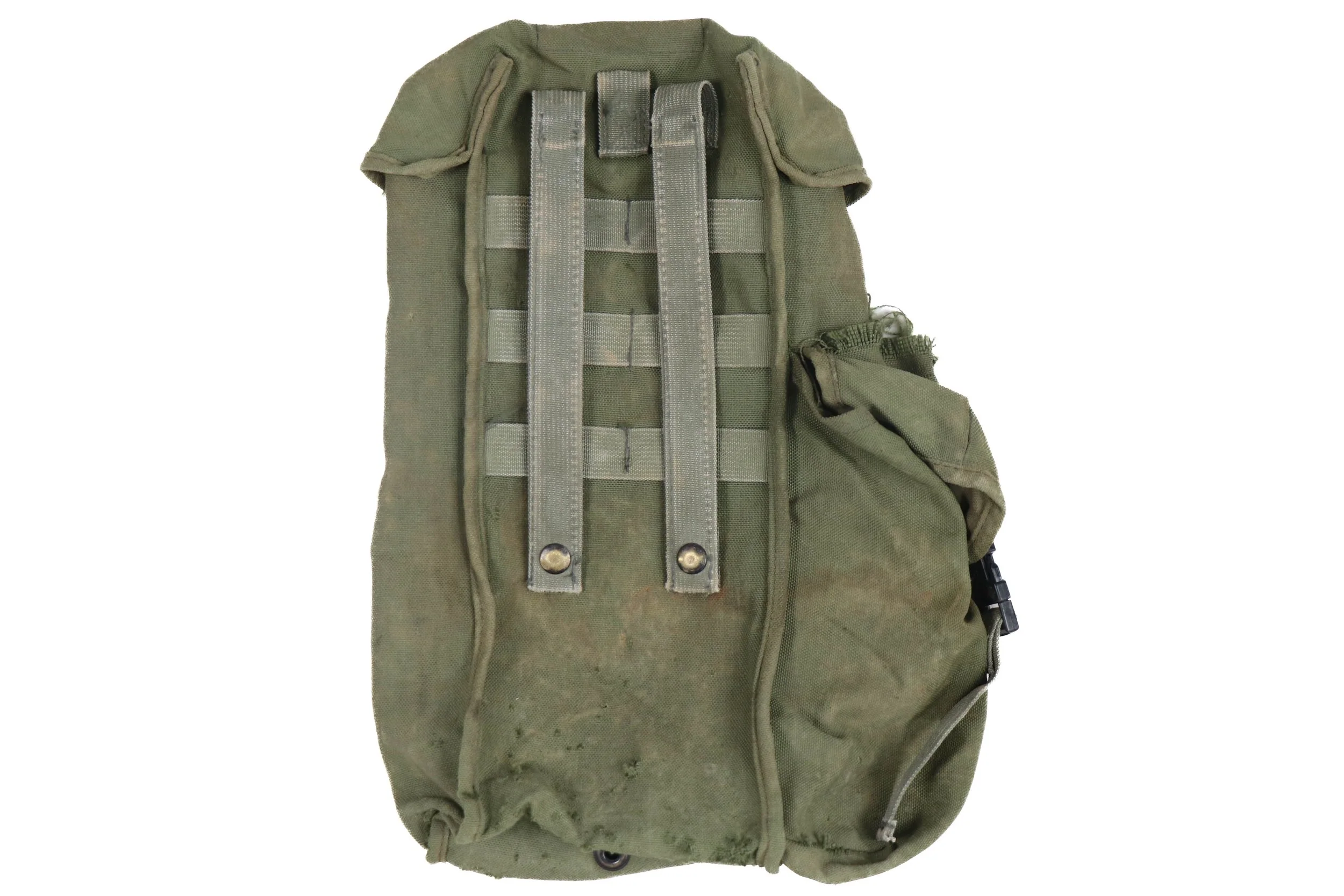 US Military OD Harris RF Communications Radio Accessories Bag - Image 4