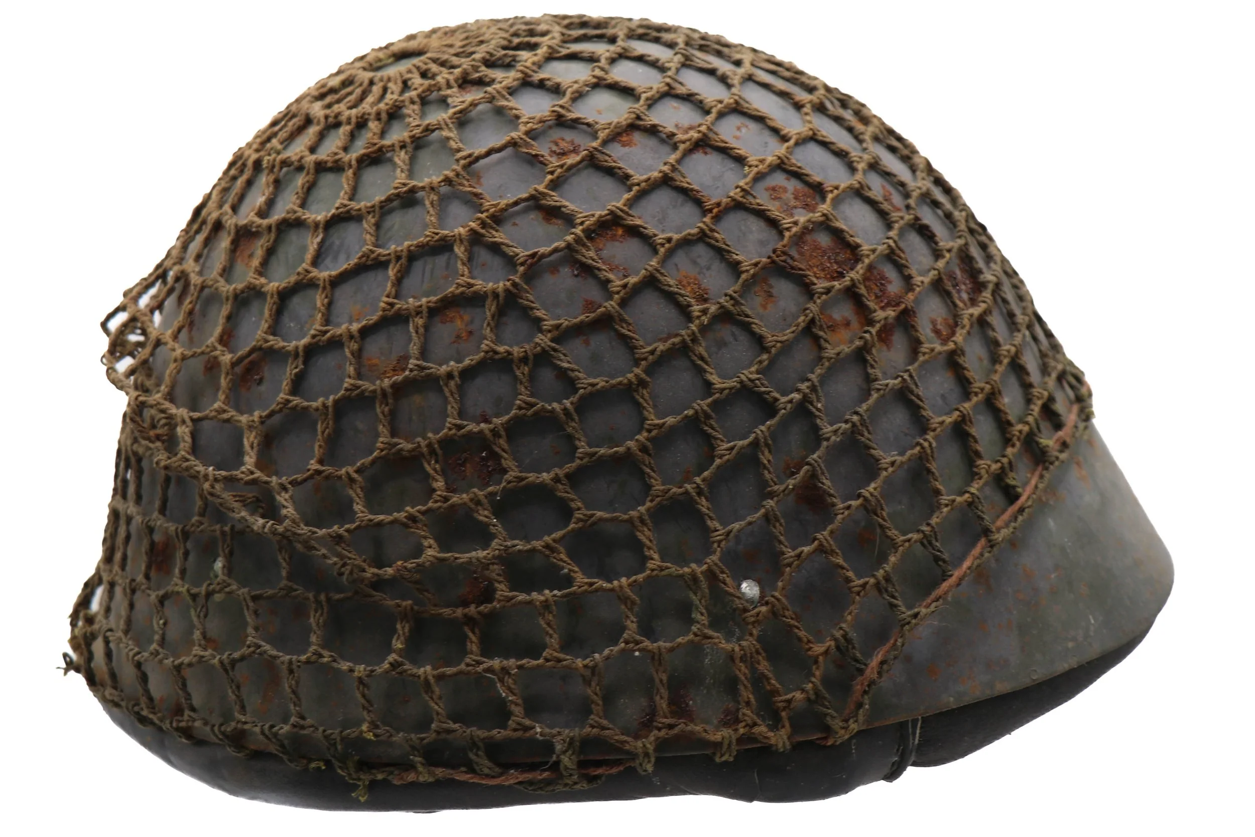 Romanian M73 Paratrooper Helmet with Net - Image 6