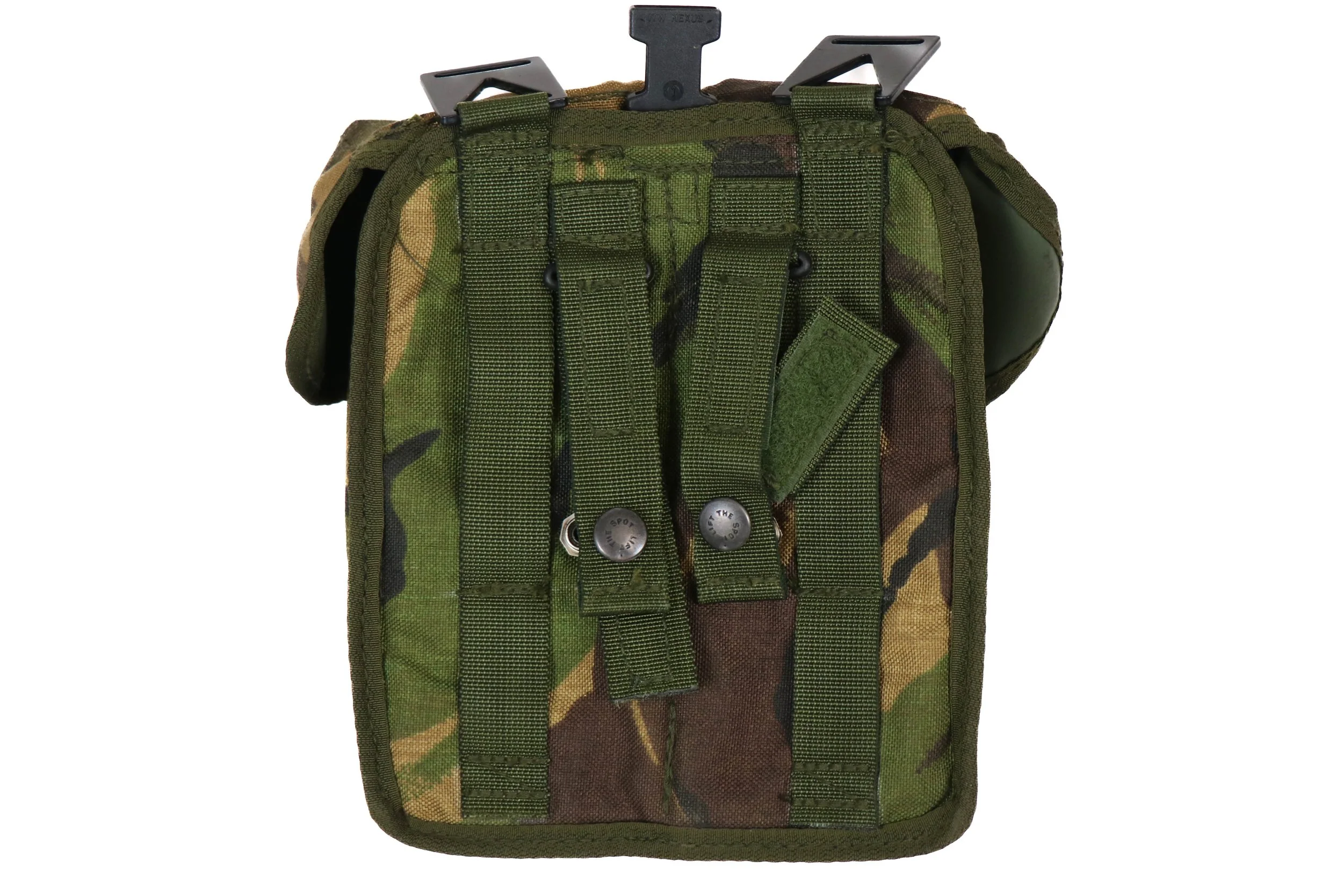 British Army PLCE Woodland DPM Double Magazine Pouch - Image 3
