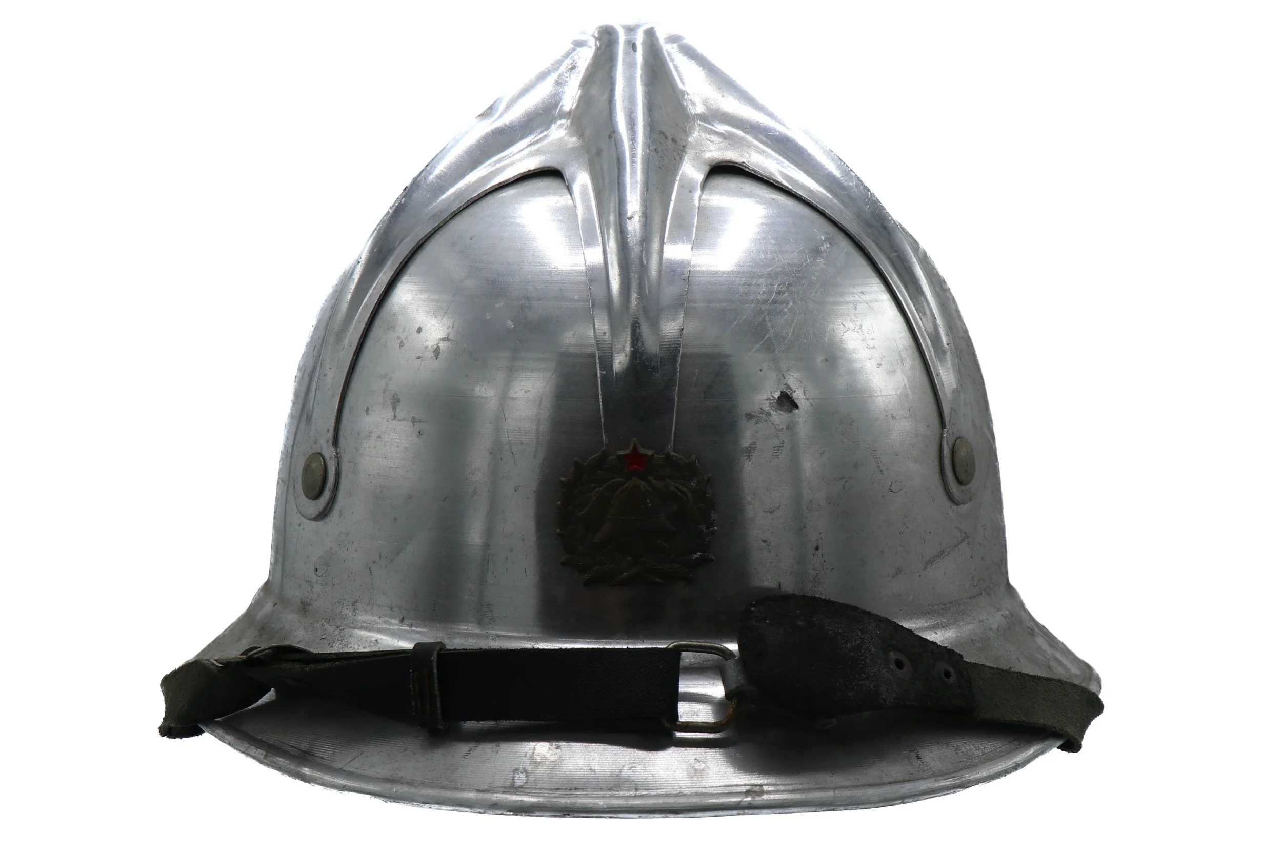 Yugoslavian Military Fire Brigade Helmet - Image 3
