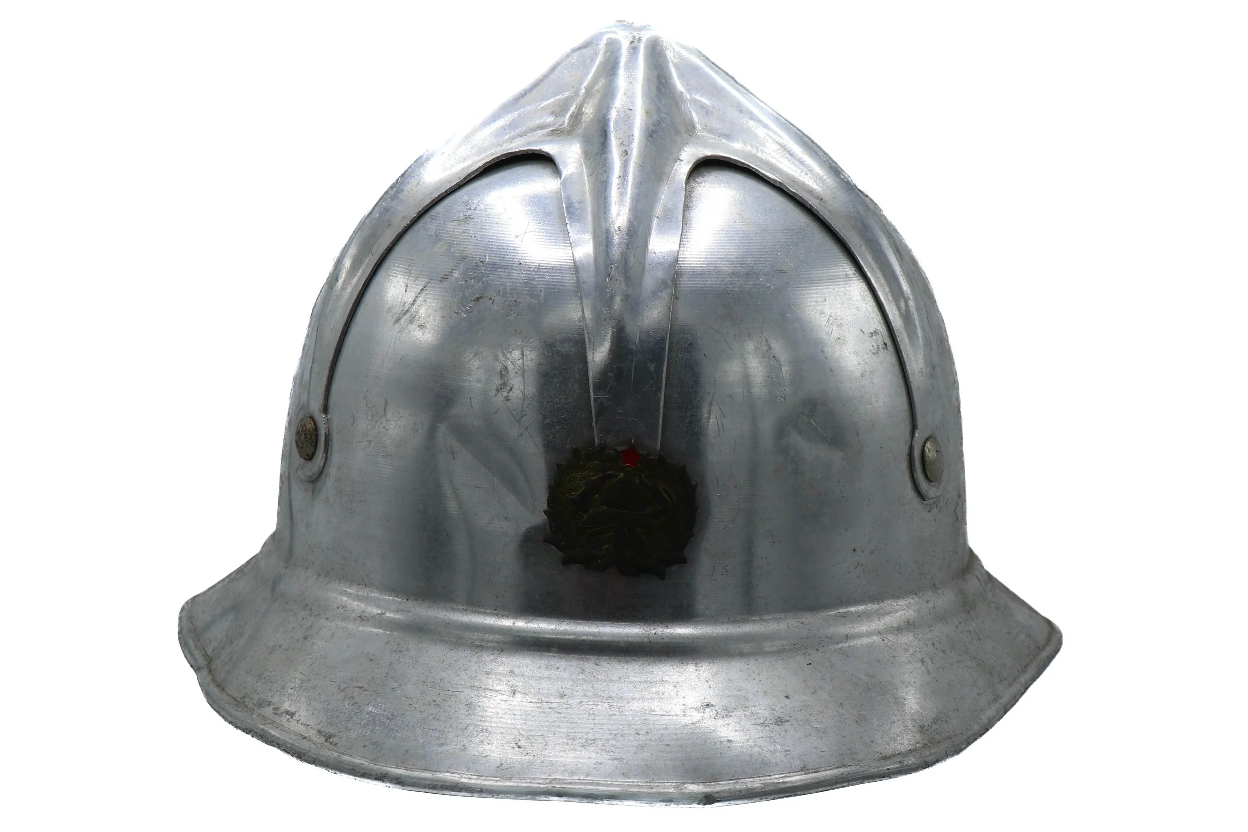Yugoslavian Military Fire Brigade Helmet - Image 5