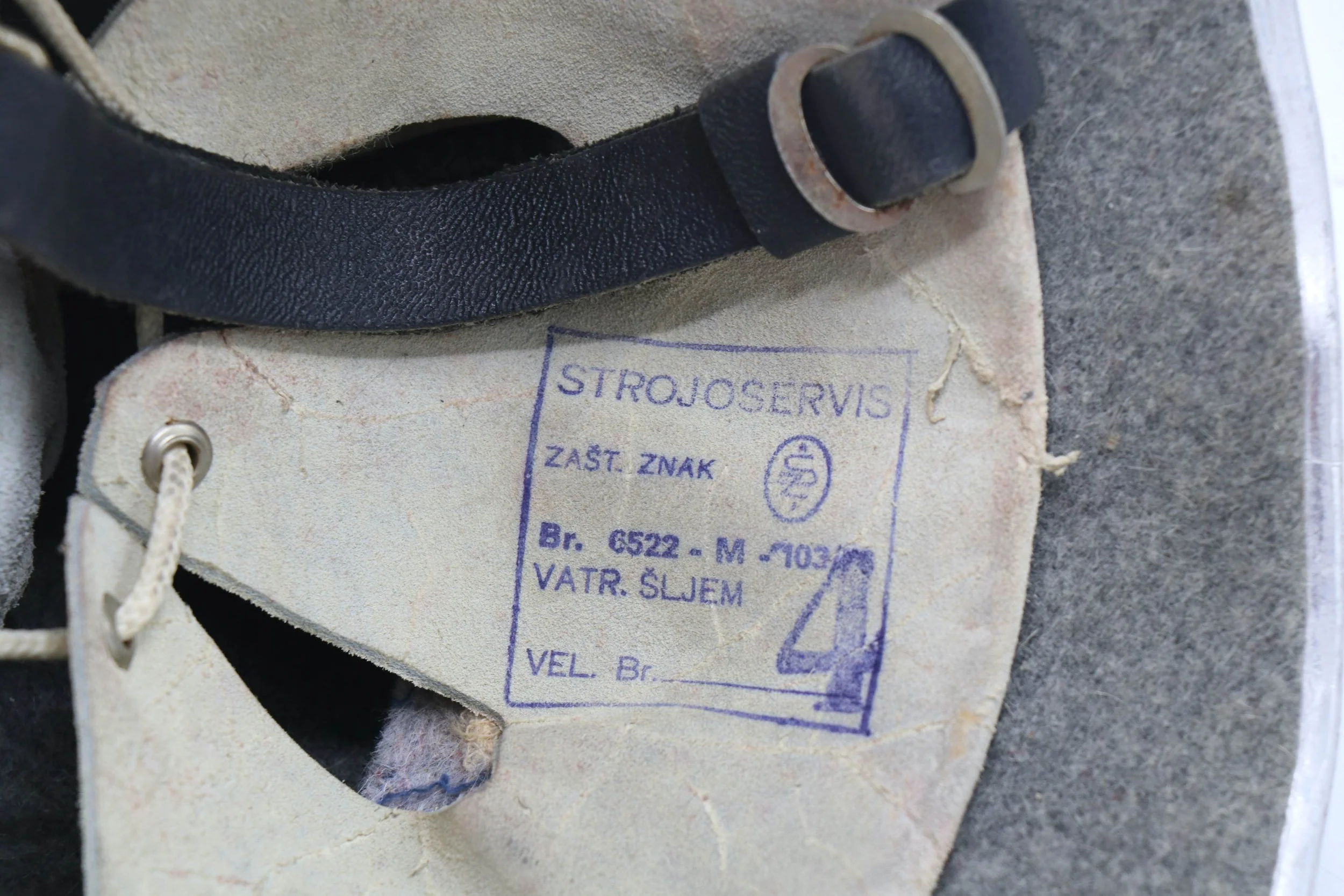 Yugoslavian Military Fire Brigade Helmet - Image 7