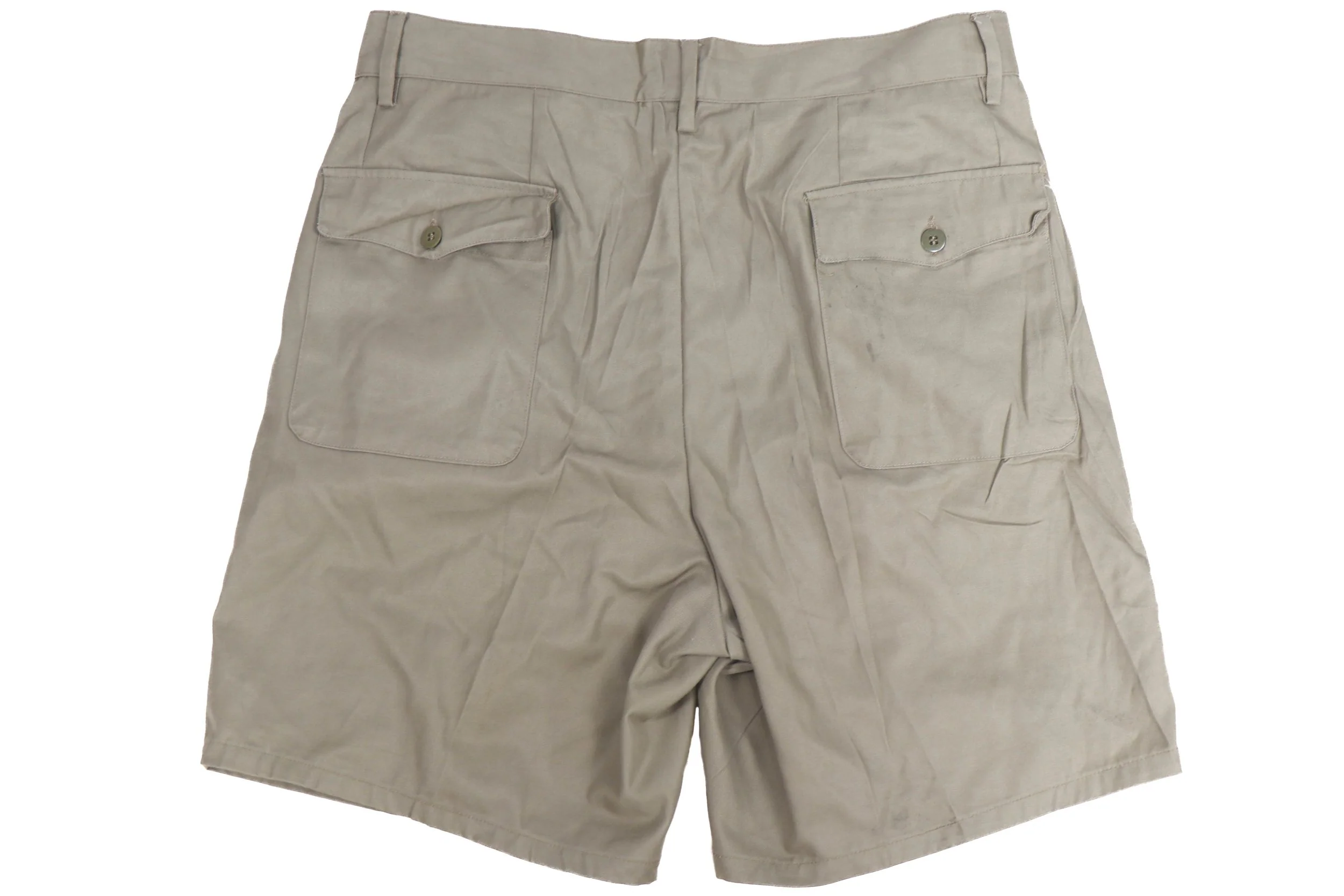 Italian Tropical Khaki Shorts - Image 2