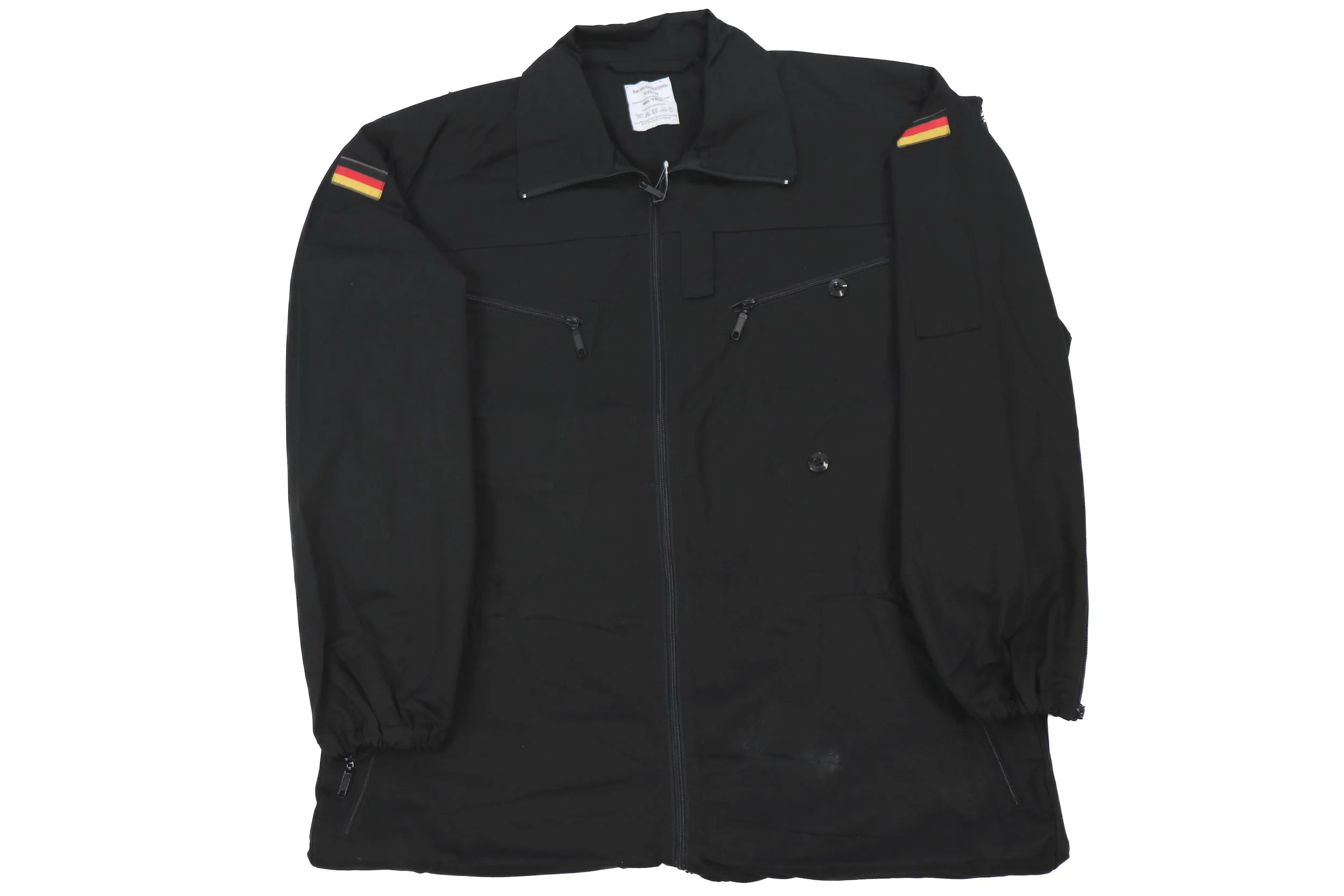 German Bundeswehr Mil-Tec Black Tanker Coveralls - Image 2