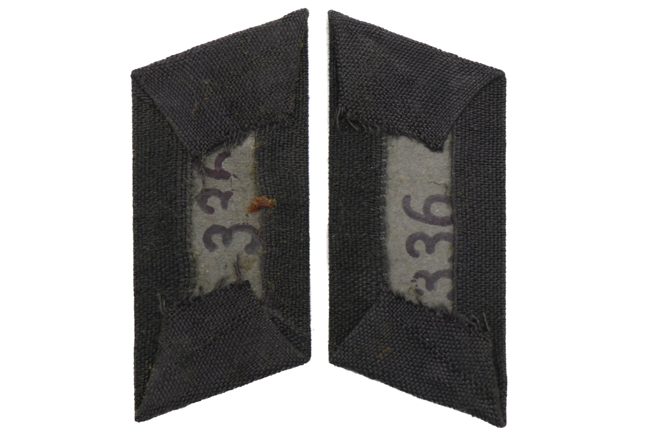 East German Enlisted Collar Tab - White Piping - Image 2