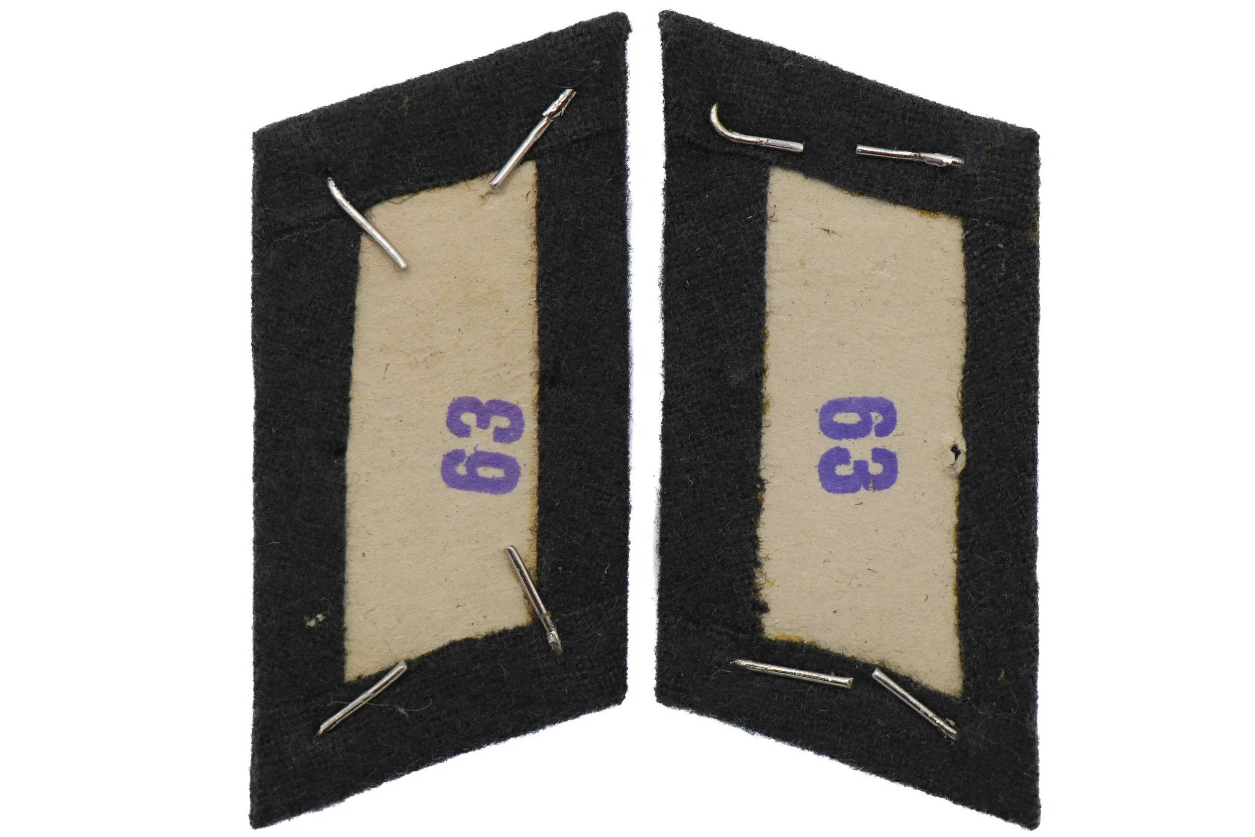 East German Officer Border Guard Collar Tab - Green Piping - Image 2