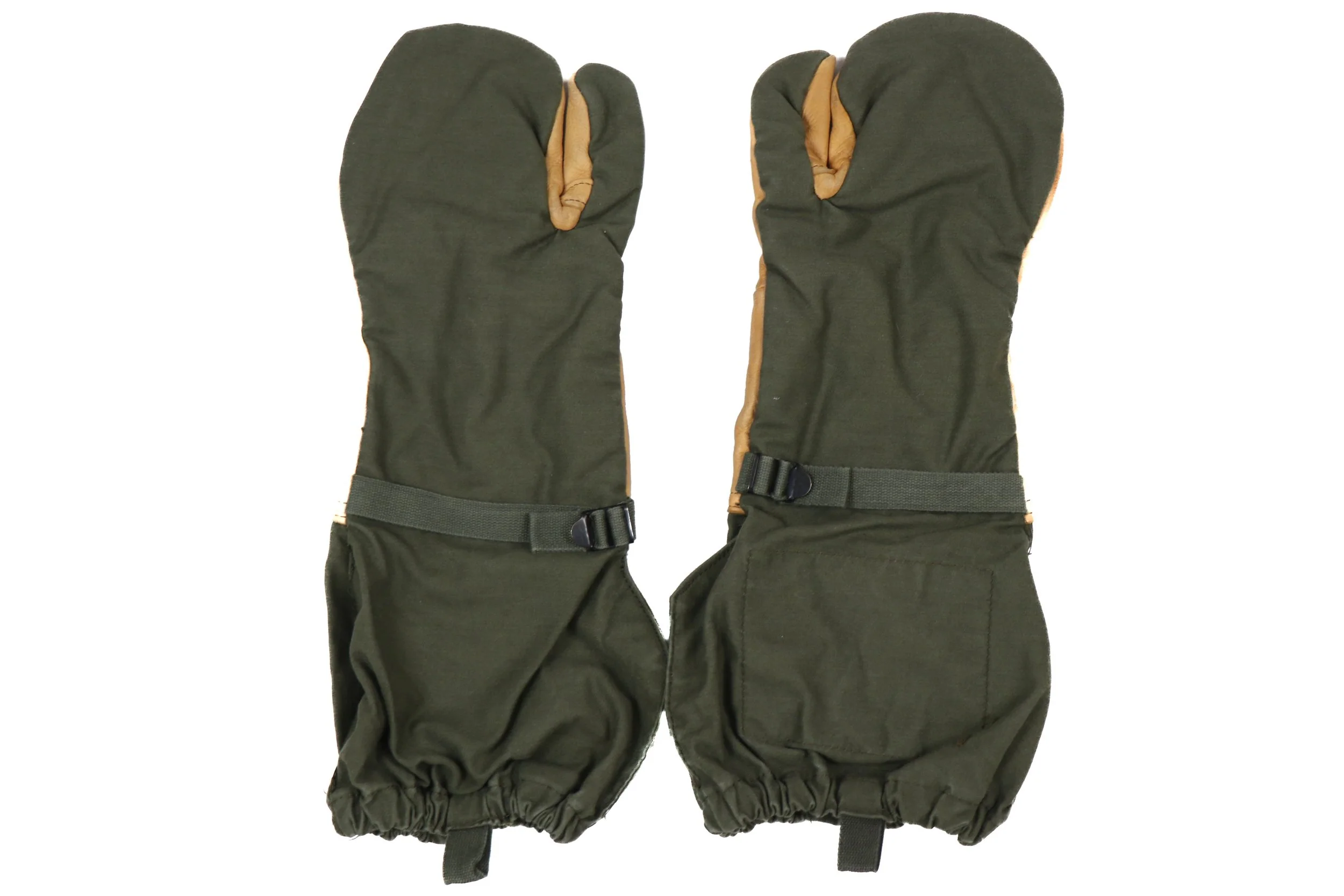 US Army M-1965 Leather Trigger Finger Cold Weather Gloves - Image 2