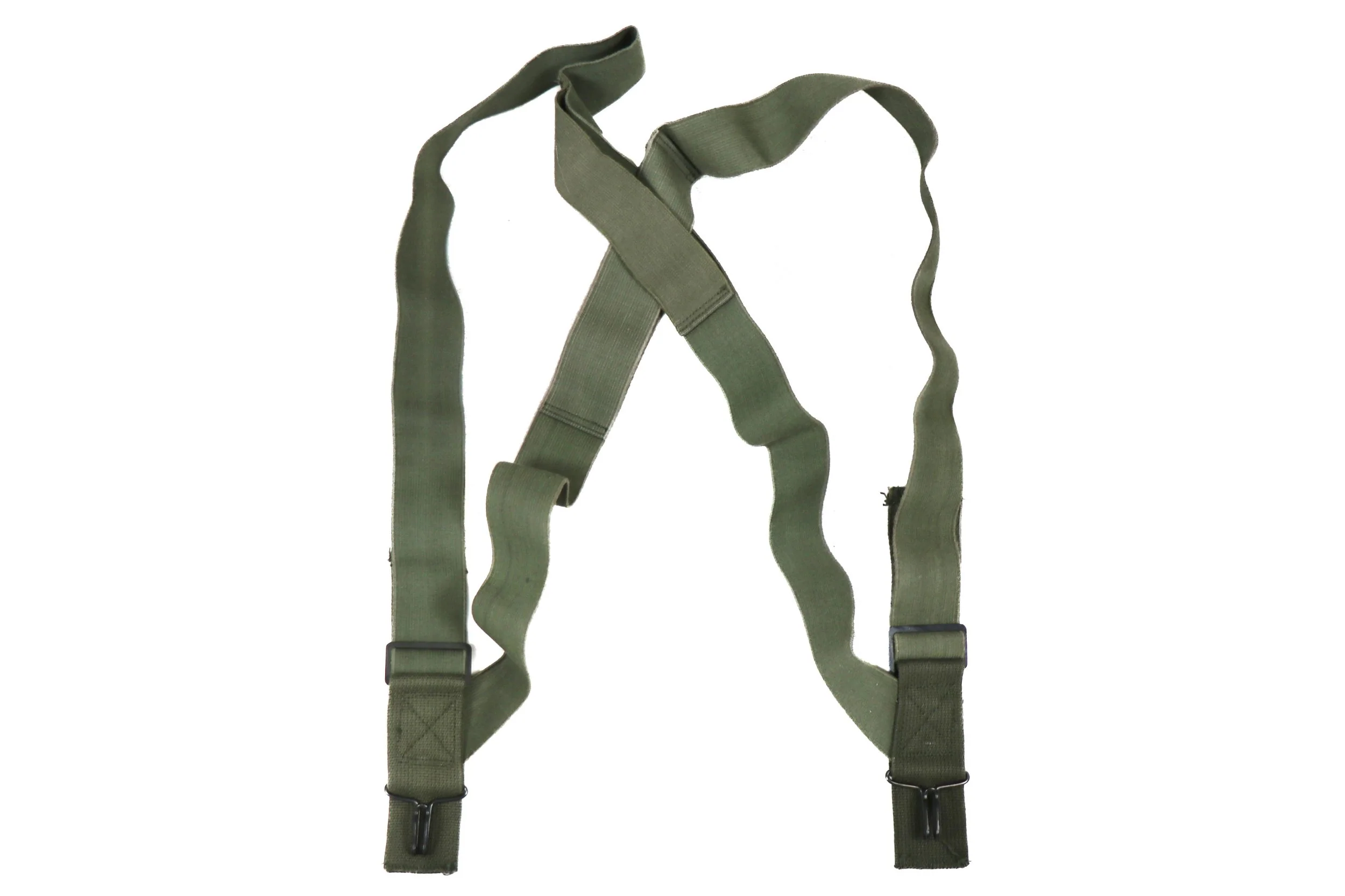 US M-1950 OD Green Pants Suspenders - Image 2