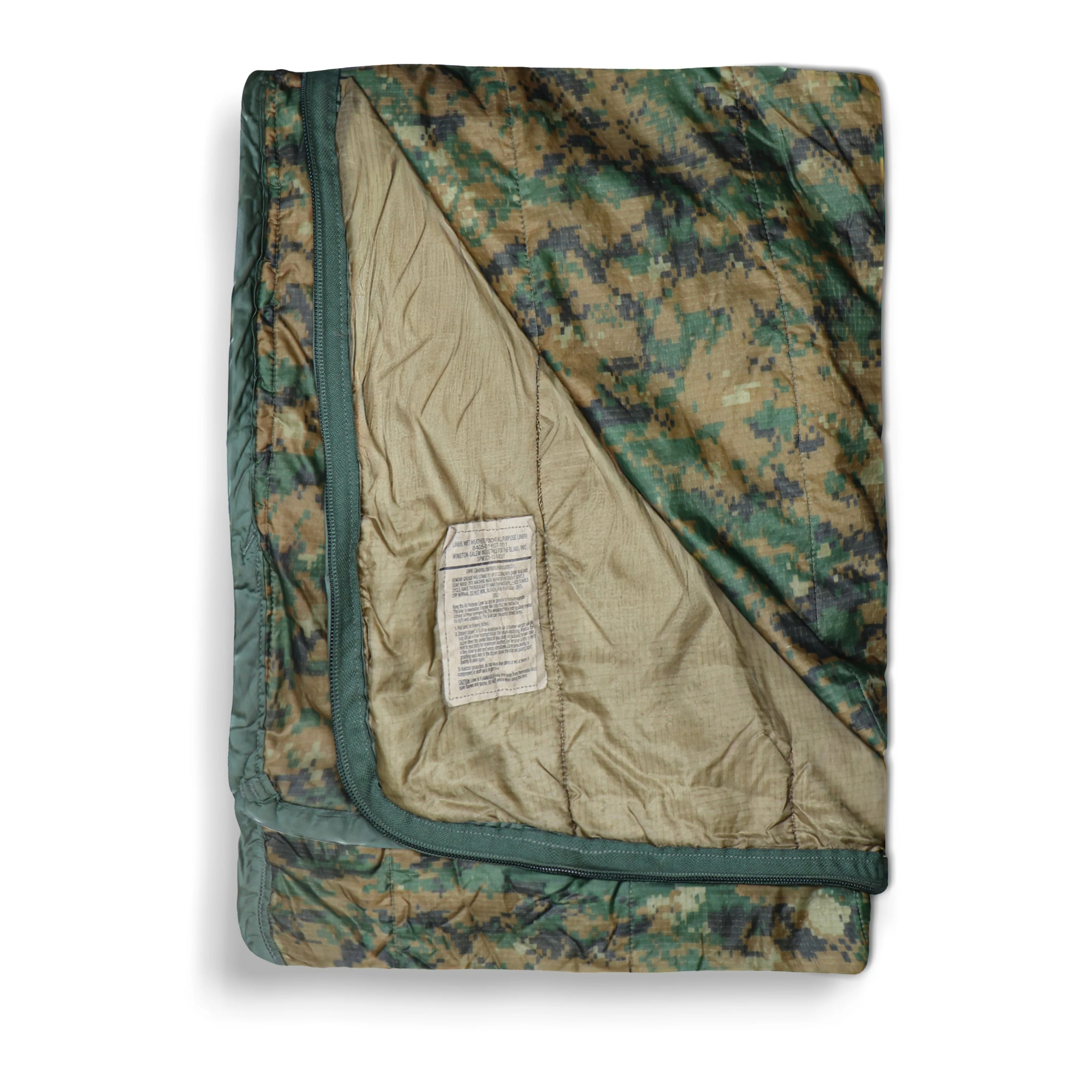 US Marine Corps Marpat Wet Weather Poncho Liner - Image 2