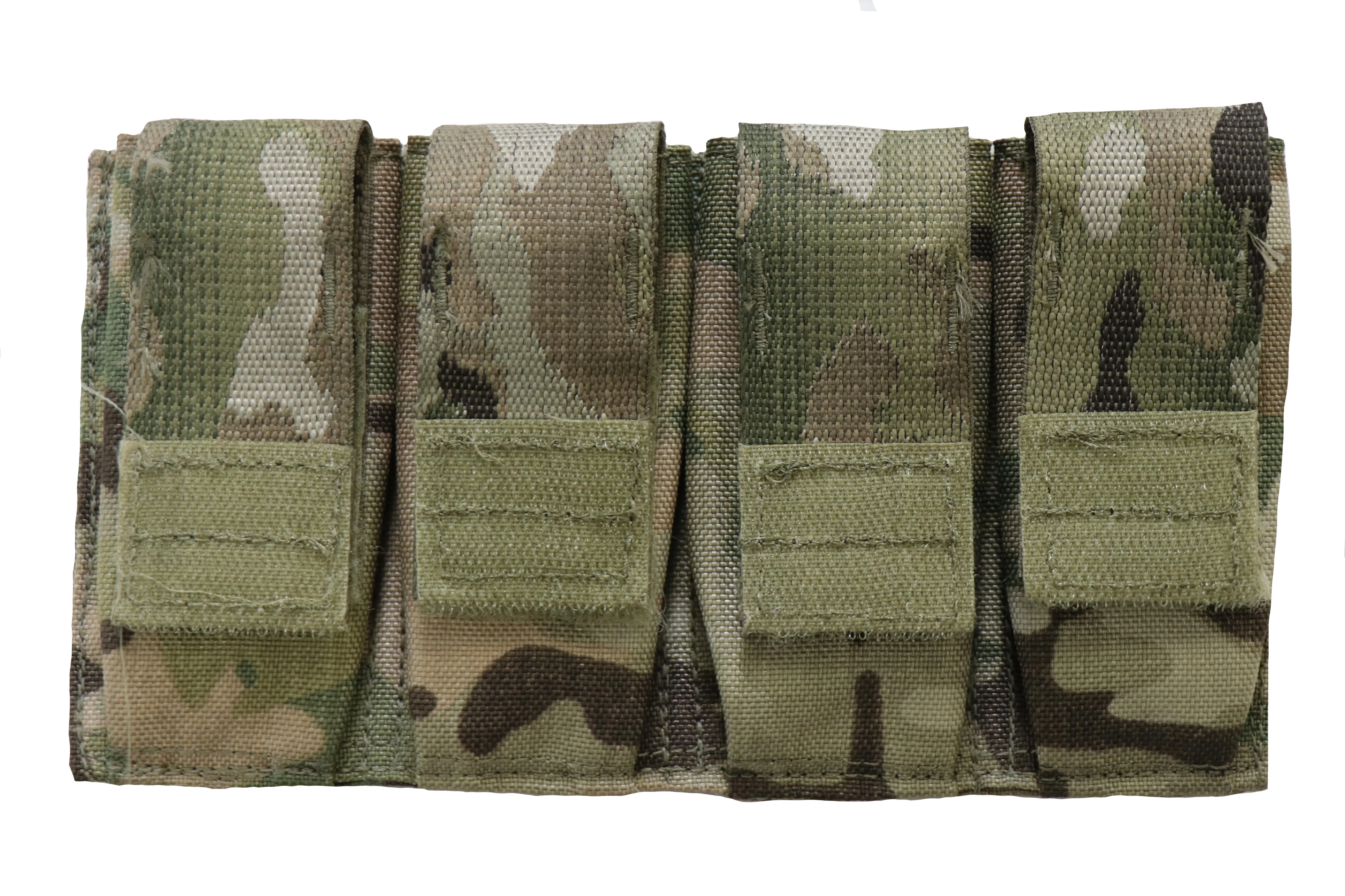 US Military OCP AWS Quad 9MM Pistol Mag Pouch