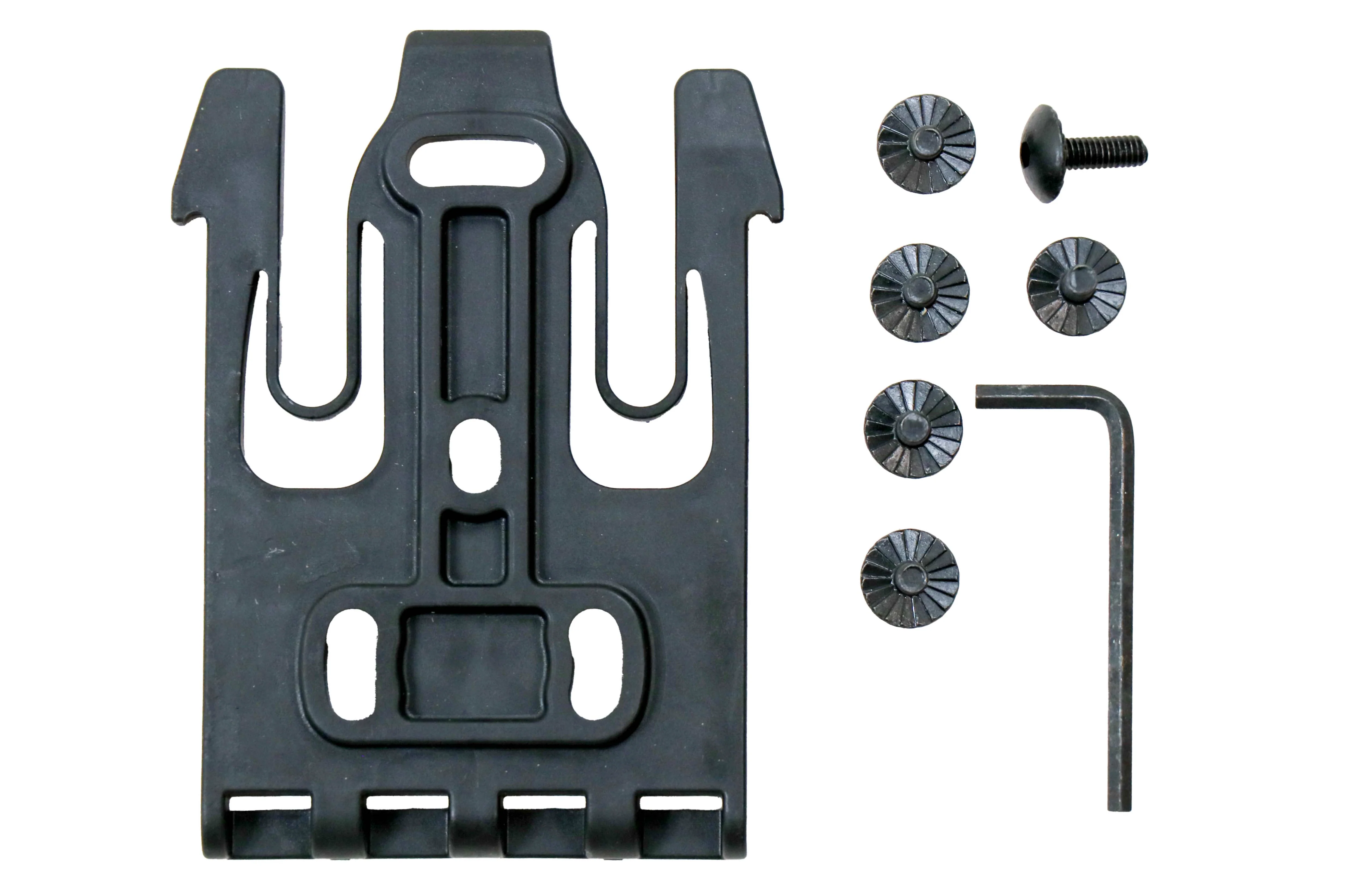 US Military Black Safariland QLS19 Quick Duty Holster Locking Fork System - Image 2