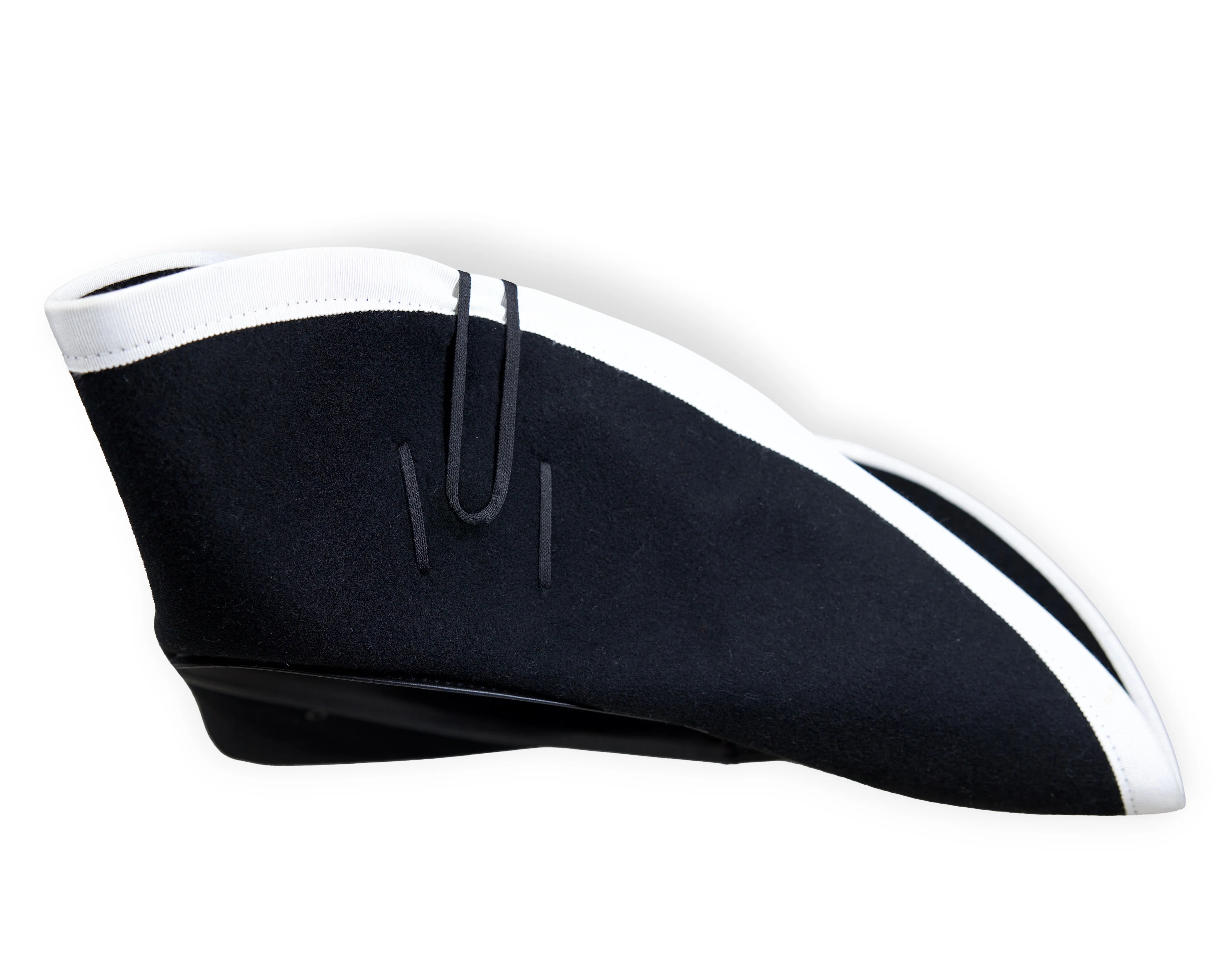 US Military Continental Color Guard Black Colonial Tricorn Hat
