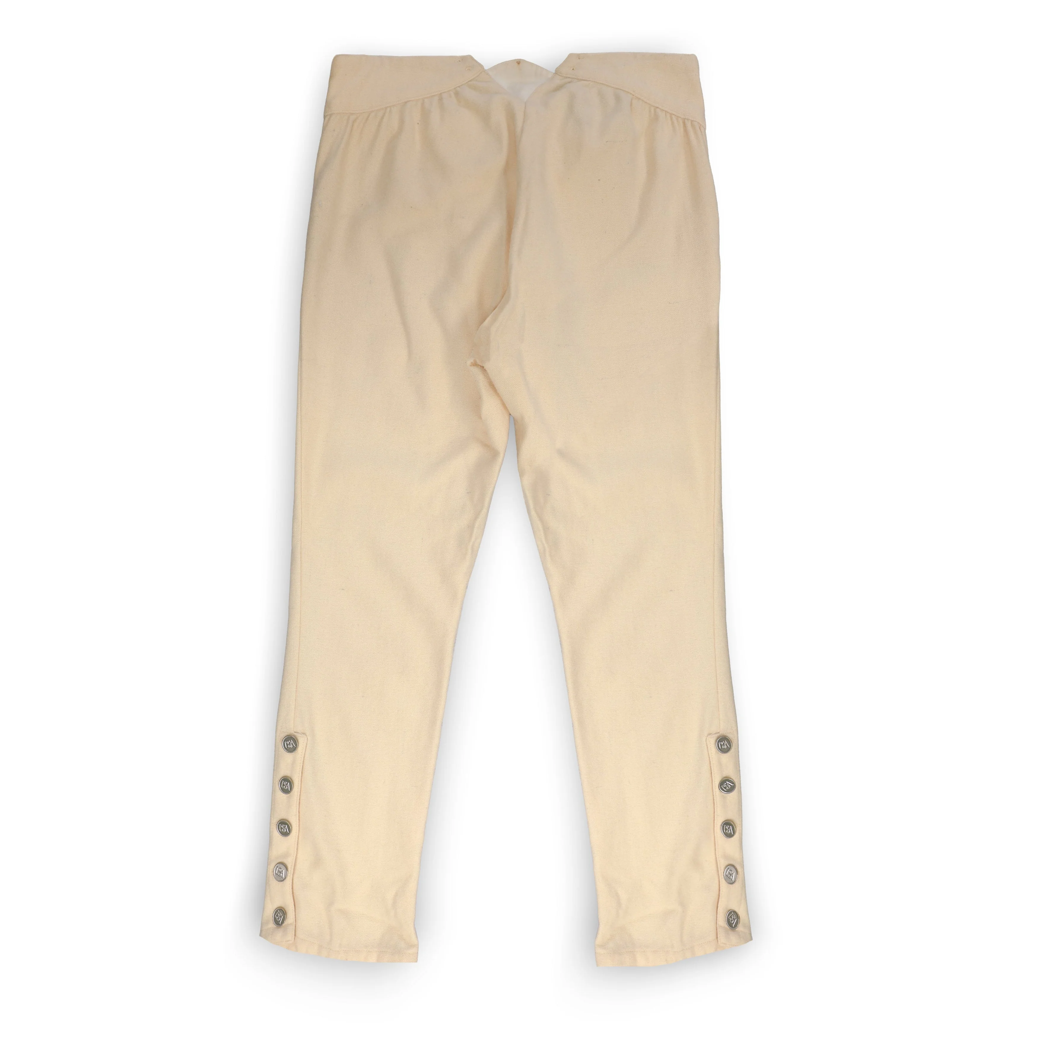 US Military Continental Color Guard White Colonial Overalls Trousers - Image 2