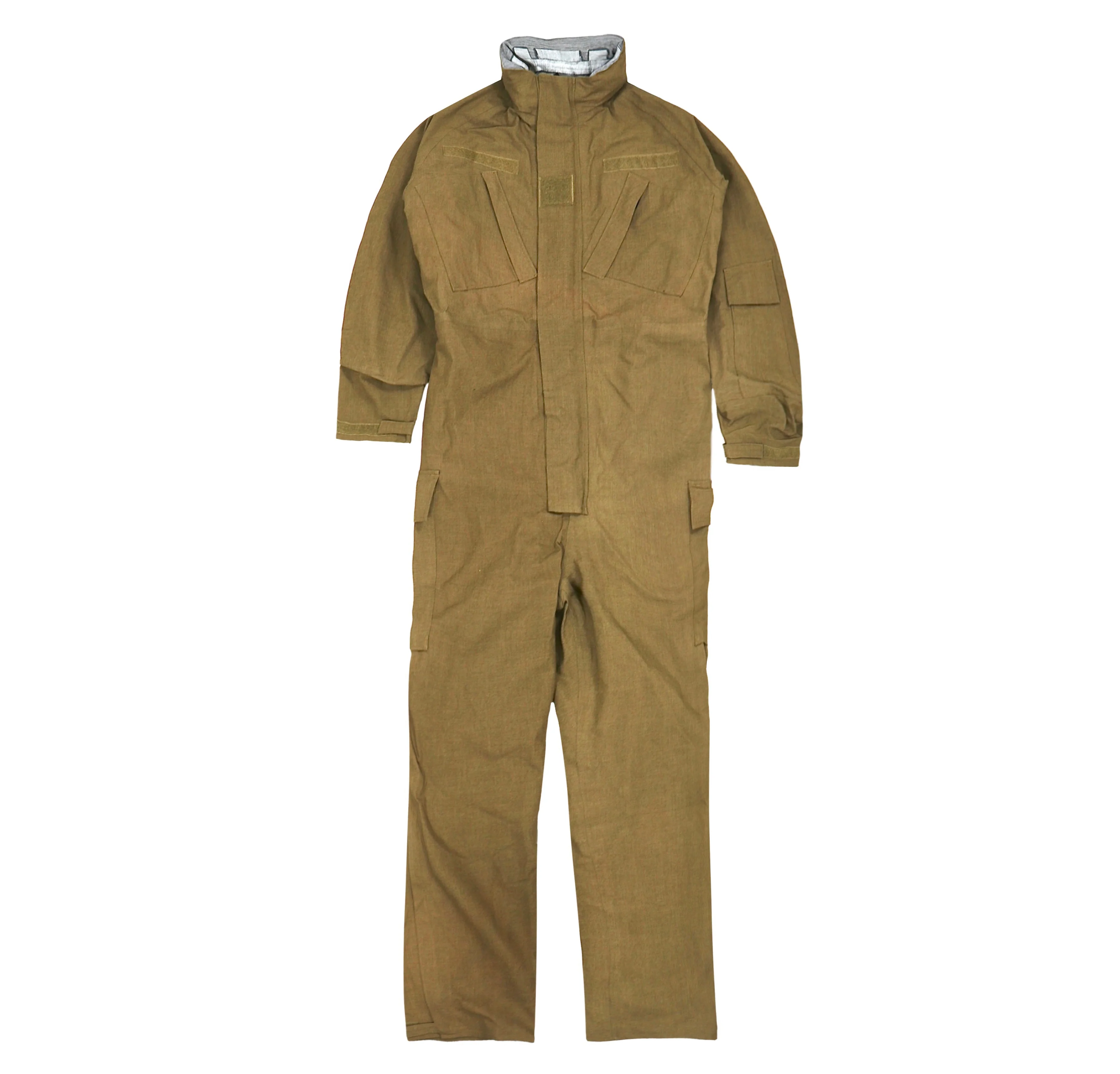 US Military Coyote Fire Resistant Fuel Handler Coveralls