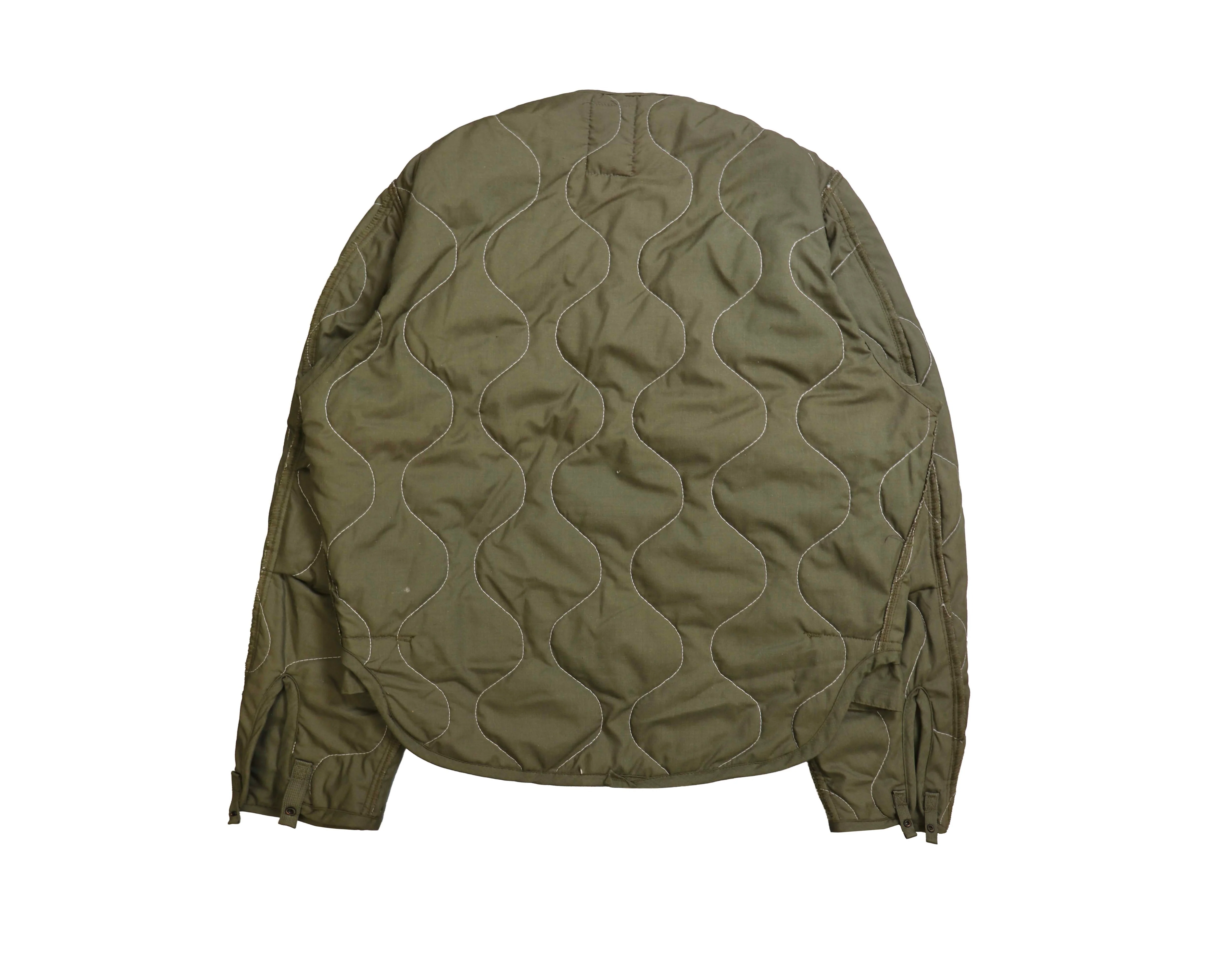 US Military OD Combat Vehicle Crewman's Coverall Coat Liner - Image 2