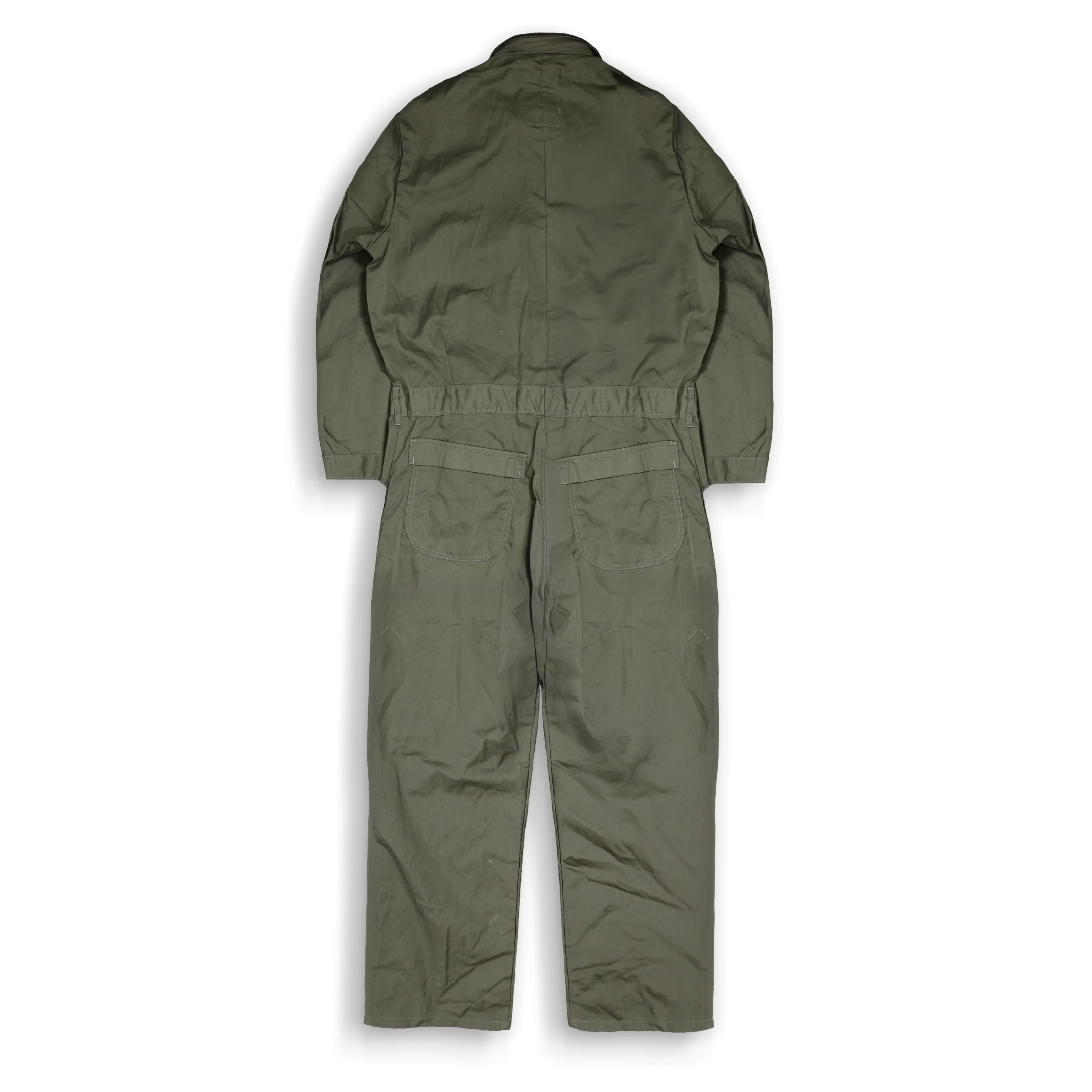 US Military OD Green Shipboard Utility Coveralls - Image 2