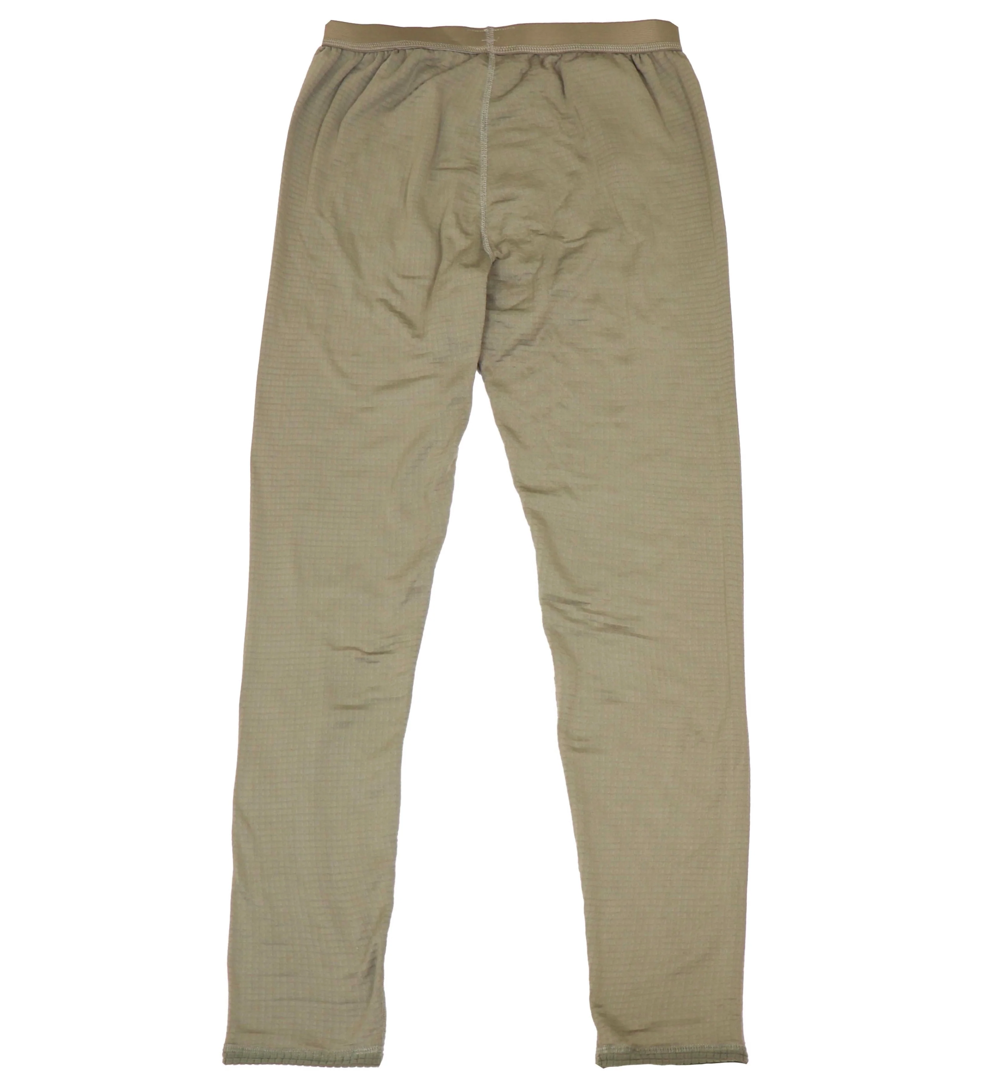 US Military Tan 499 Grid Fleece Bottoms - Image 2