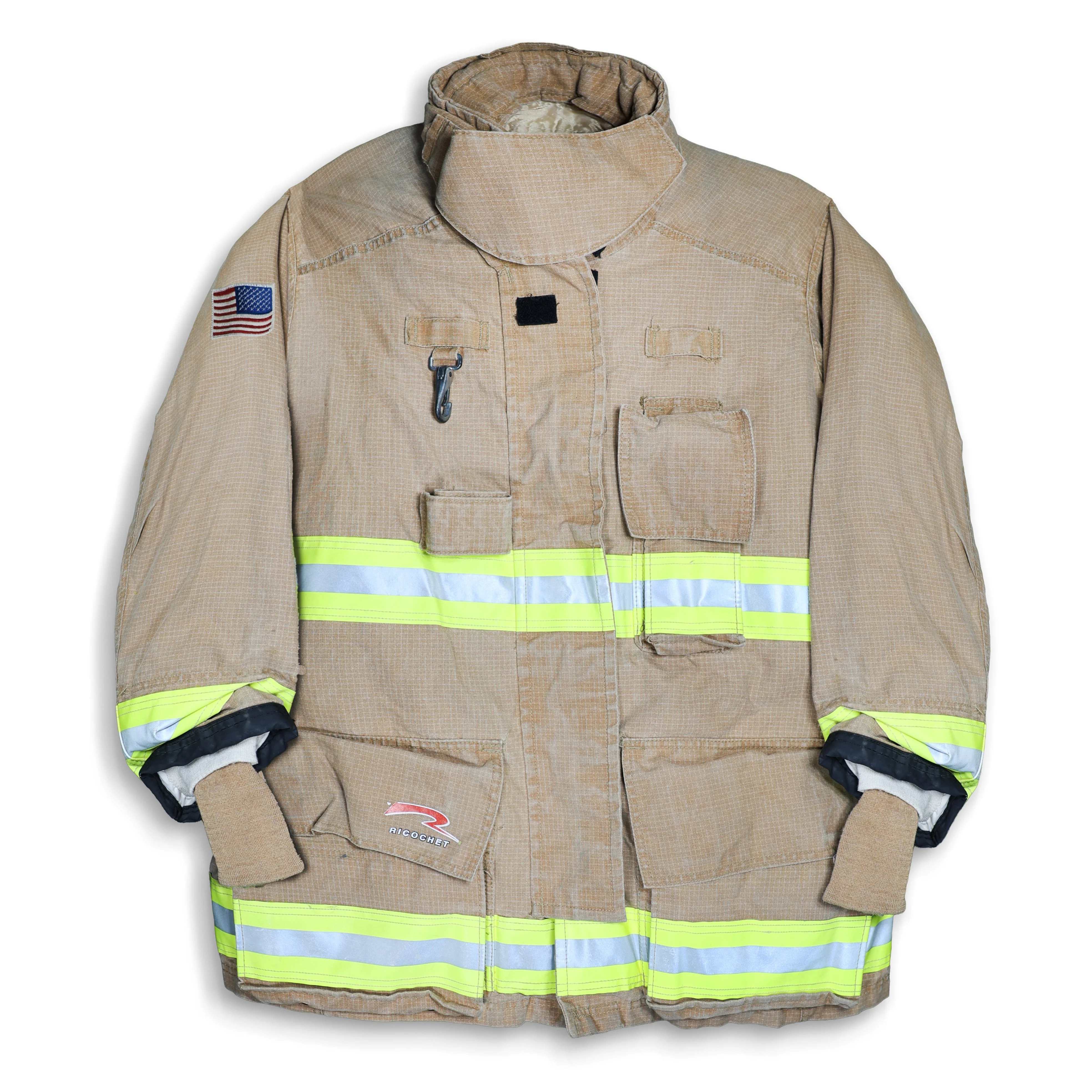 US Military Tan Ricochet Firefighter Turnout Coat