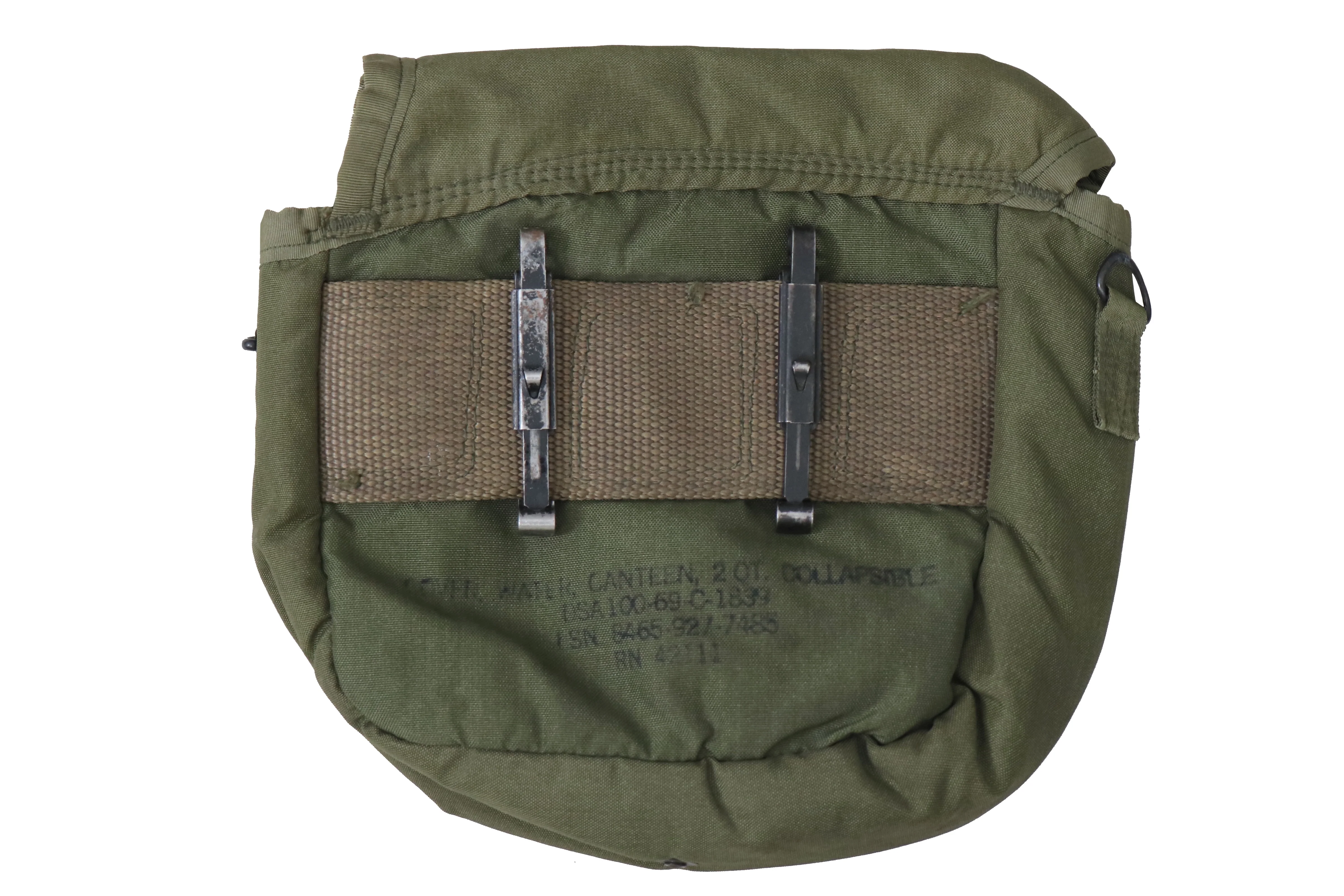 US Military Vietnam Era 2 Quart Canteen Pouch - Image 2