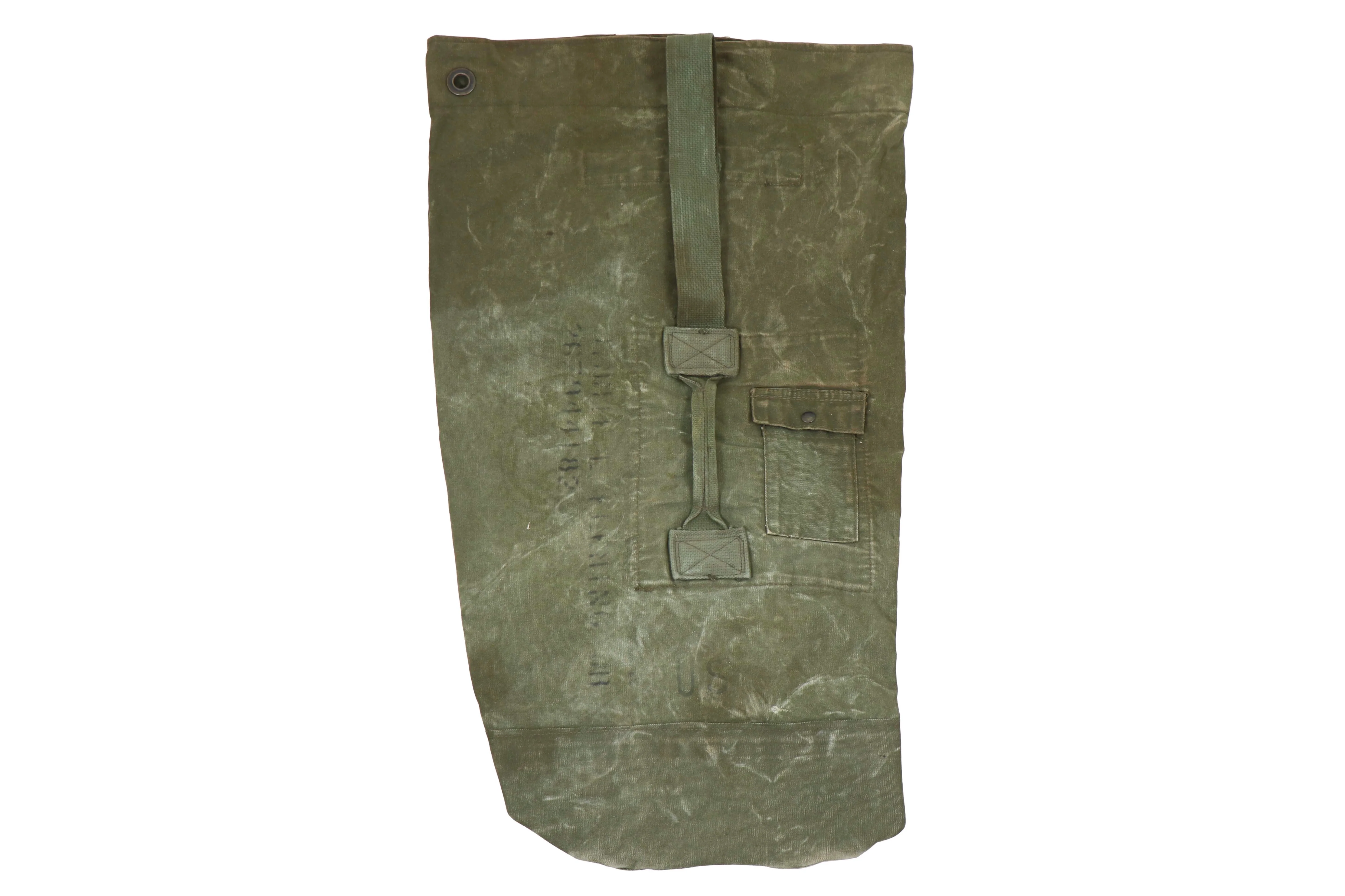 US Military Vietnam Era Canvas Duffle Bag - Image 2