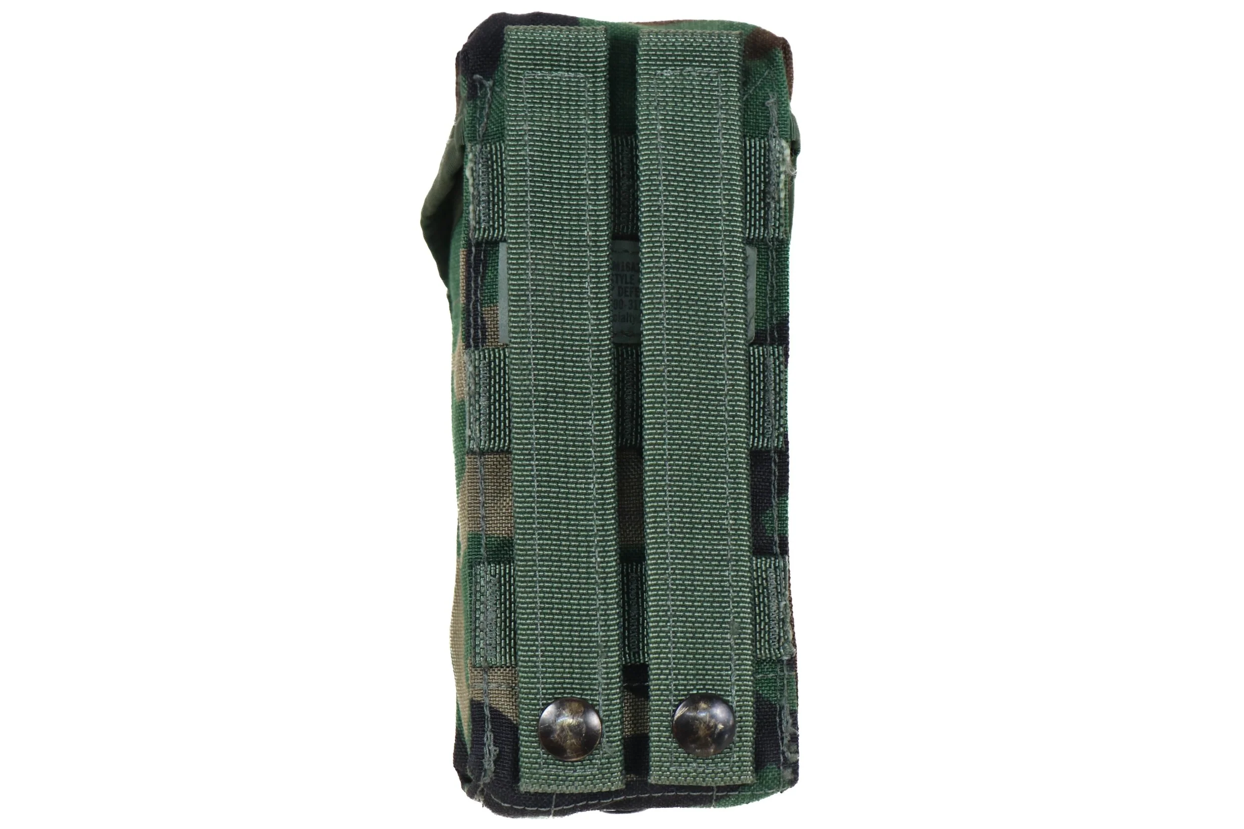 US Military Woodland M81 M16A2 Double Mag Pouch - Image 2
