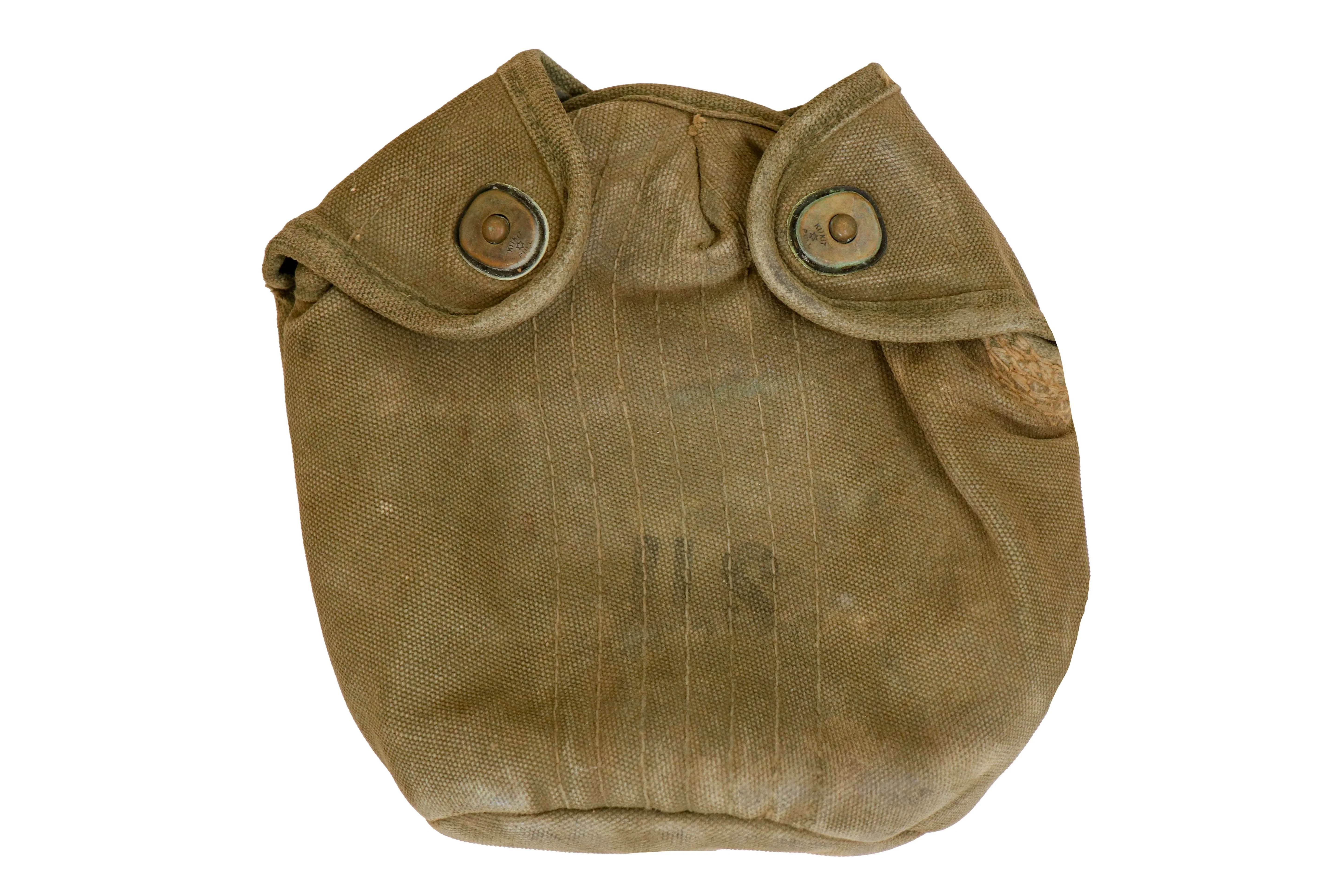 US Military WW2 Dated Canteen Cover Pouch - Image 2