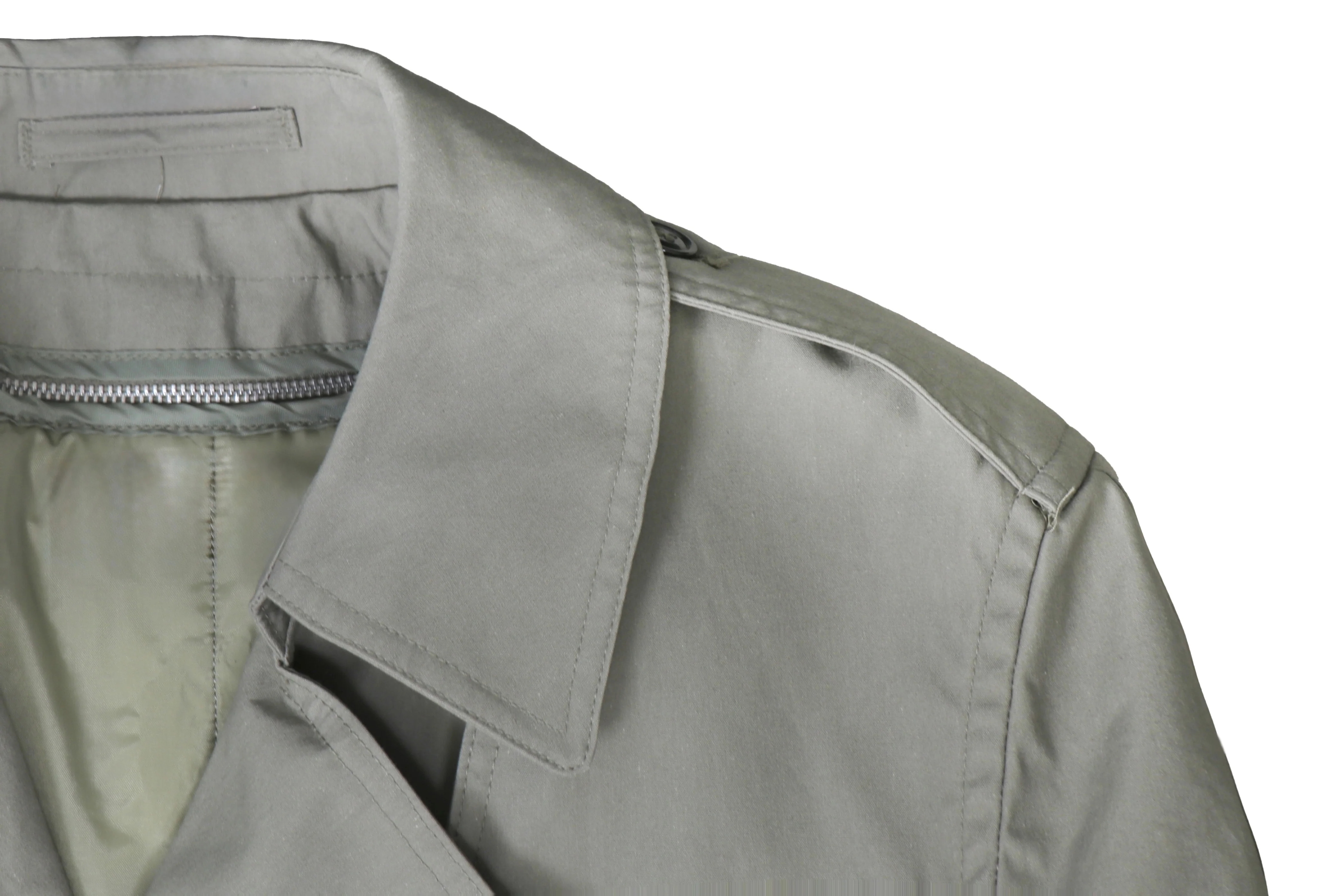 USMC Pewter All Weather Trench Overcoat - Image 2