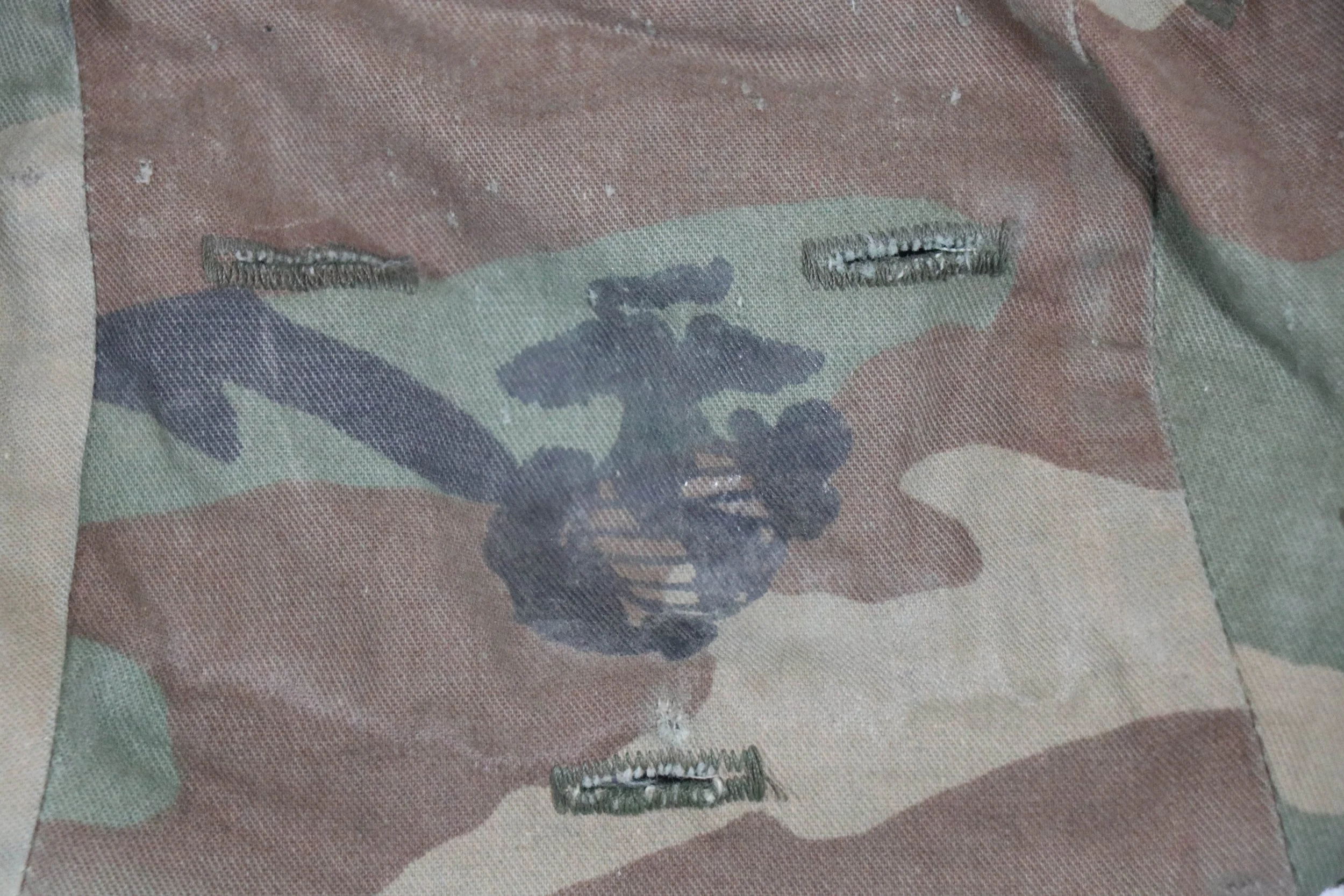USMC Woodland M81 PASGT Helmet Cover with EGA - Image 2