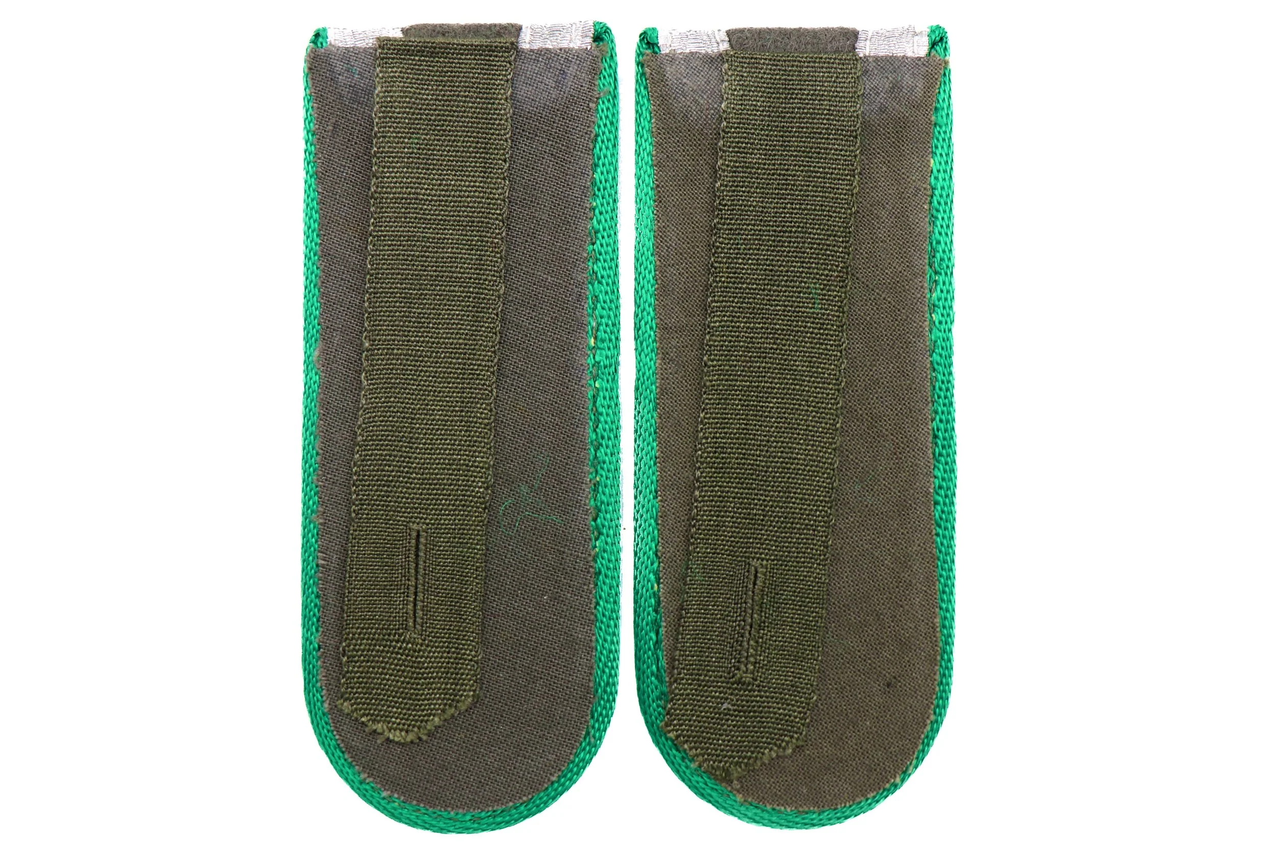 East German NCO Shoulder Board w Green Piping - Image 2