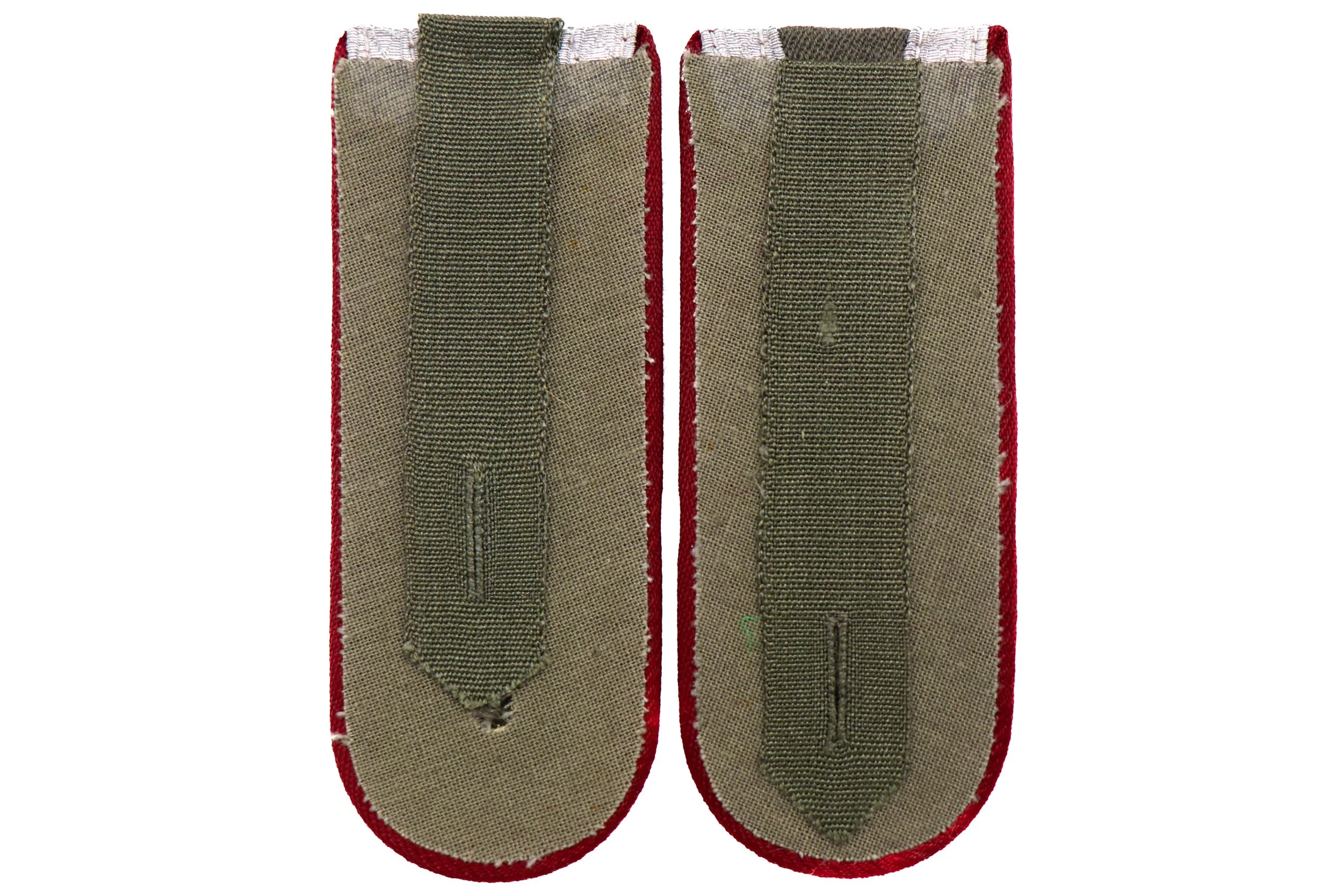 East German NCO Shoulder Board w Maroon Piping - Image 2