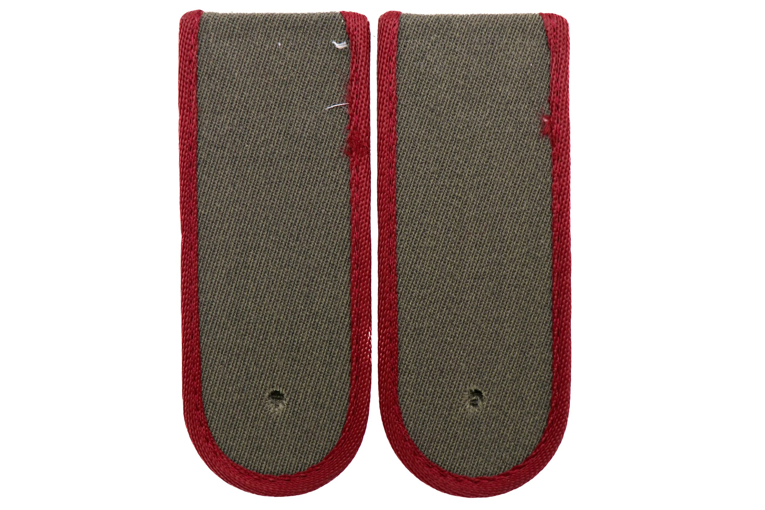 East German NCO Shoulder Board w Maroon Piping