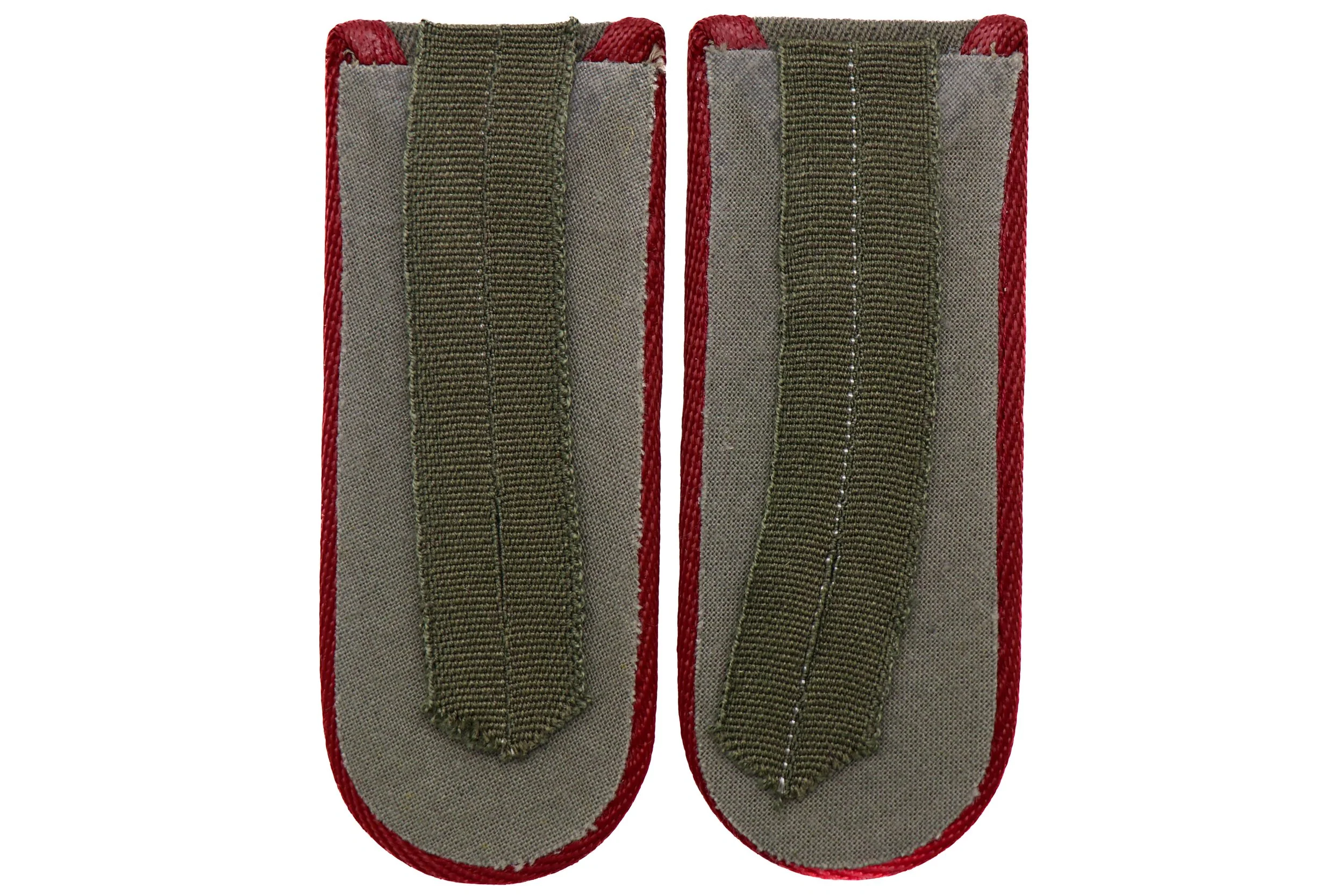 East German NCO Shoulder Board w Maroon Piping - Image 2